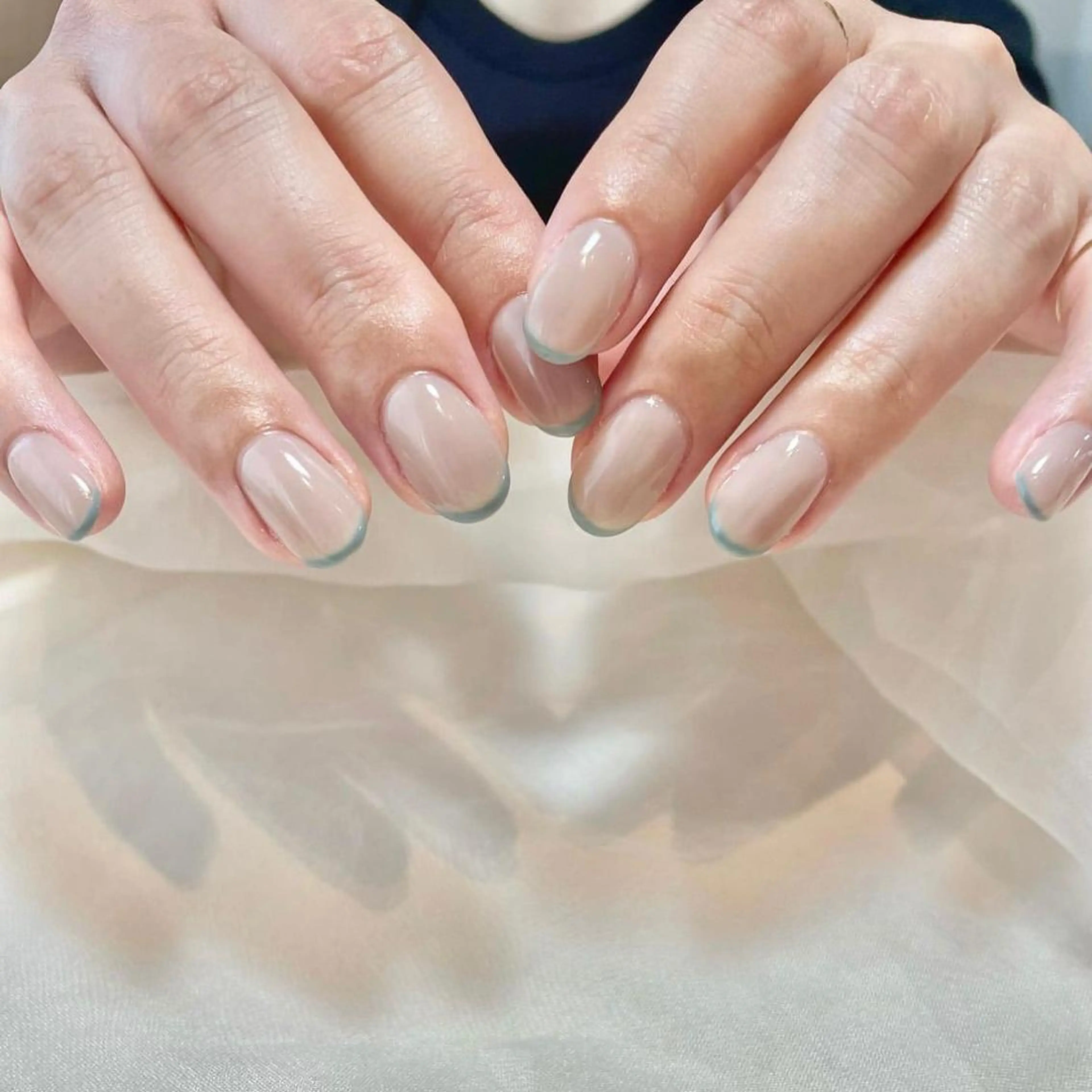 ネイル アートネイル フレンチネイル ワンカラーネイル ハンドネイル calla/中津/ パラジェルのネイルデザイン