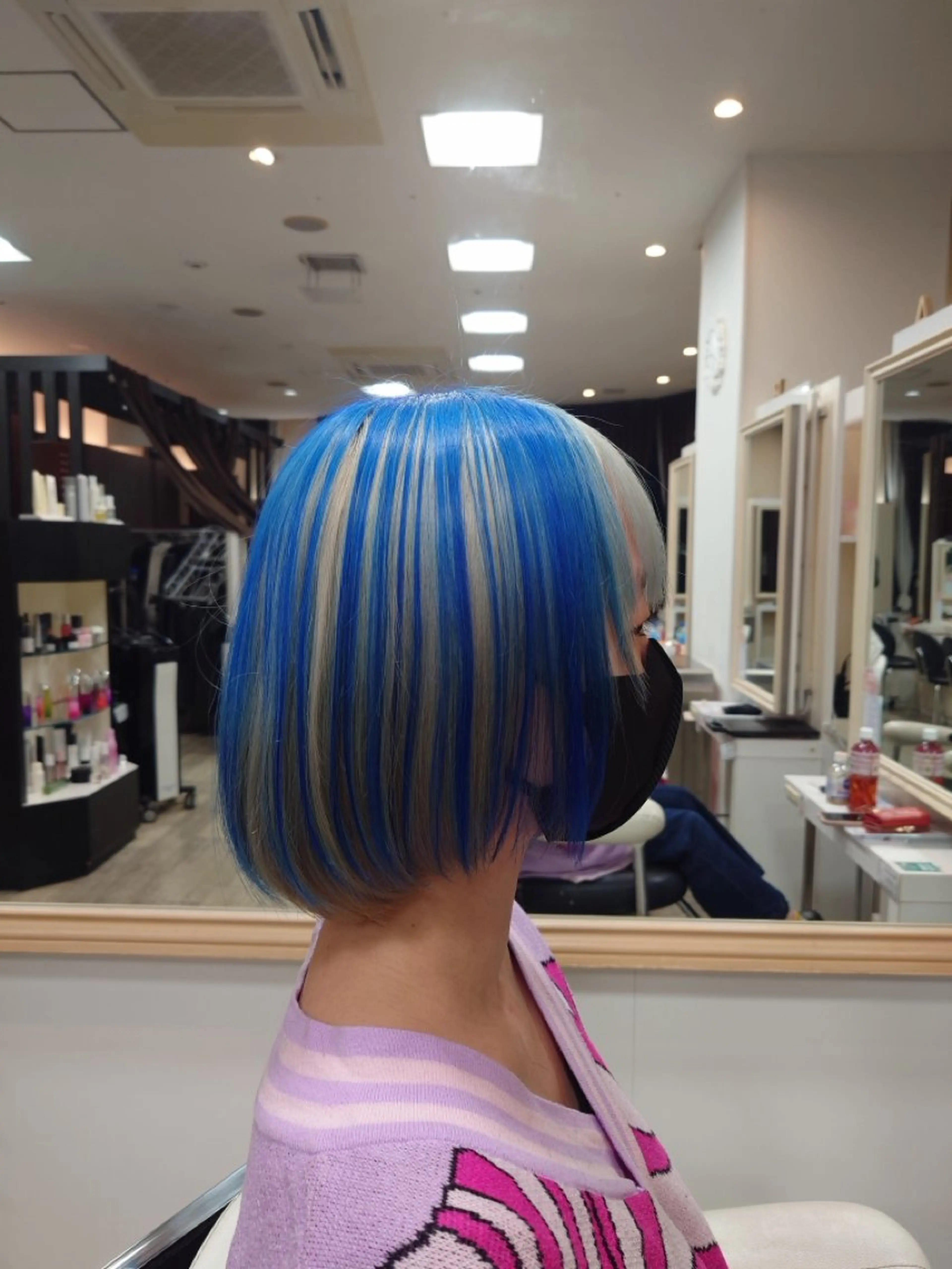 カラー ブルーカラー 田村  猛のヘアスタイル