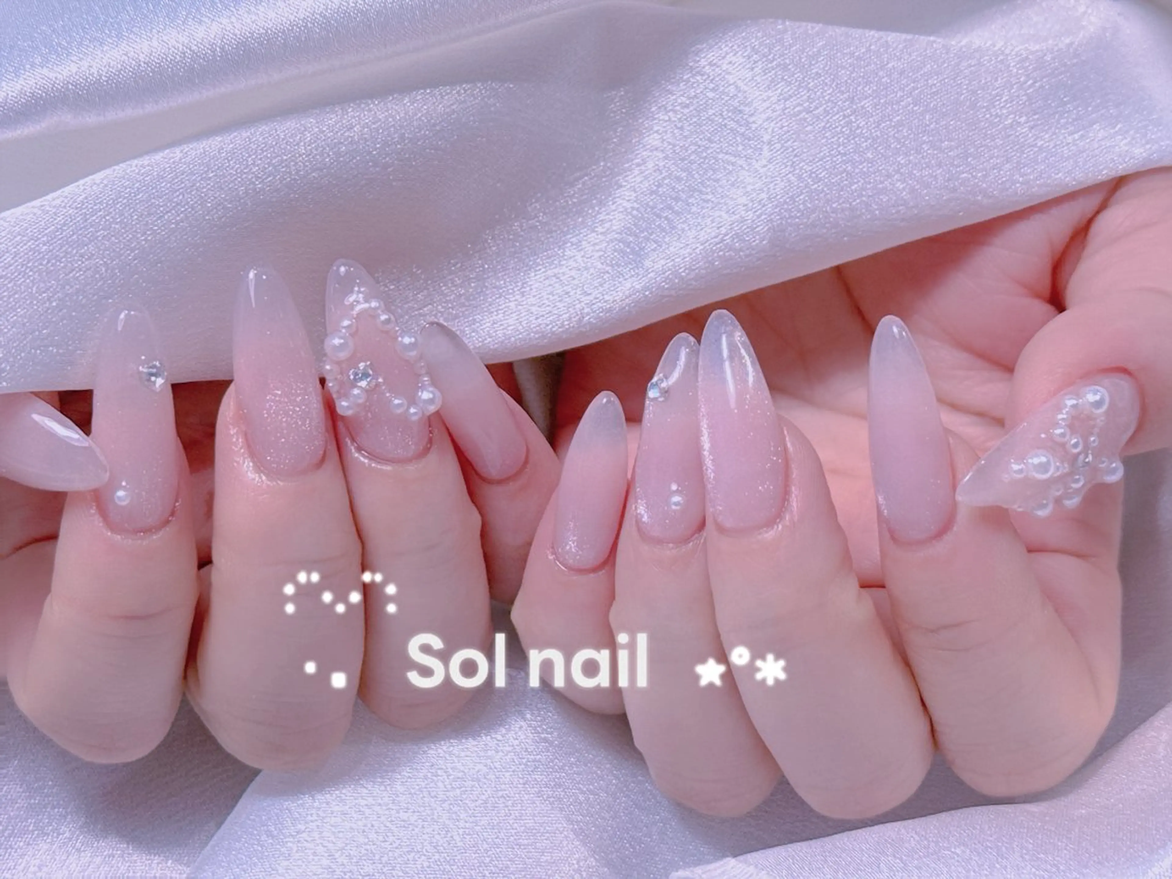 ネイル ハンドネイル 長さだし専門店 M2　rikaのネイルデザイン