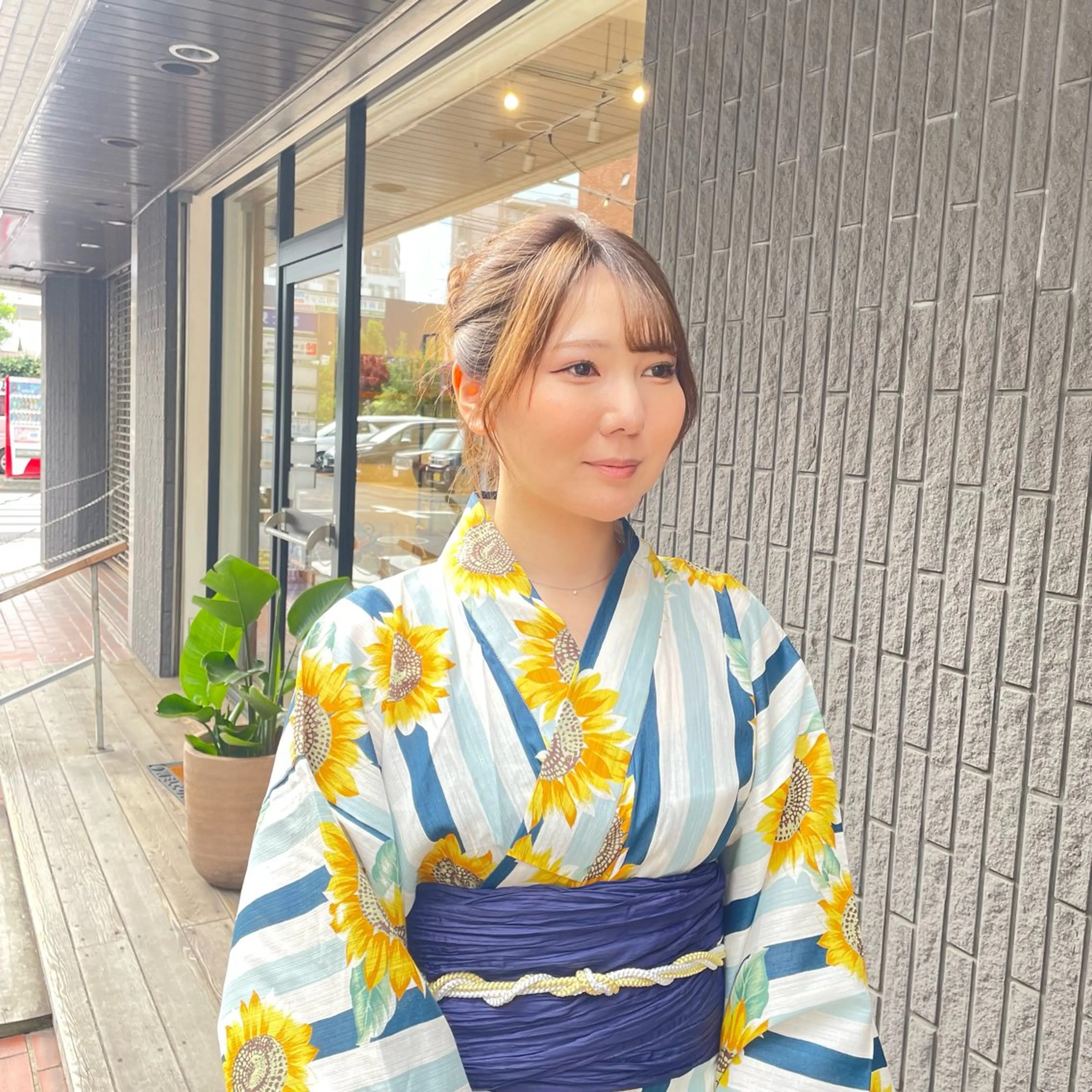 ［浴衣が映える！花火大会やお祭りにぴったり🍧夏限定❣️]浴衣着付け➕ヘアセット(事前に必ずお電話ください)の写真