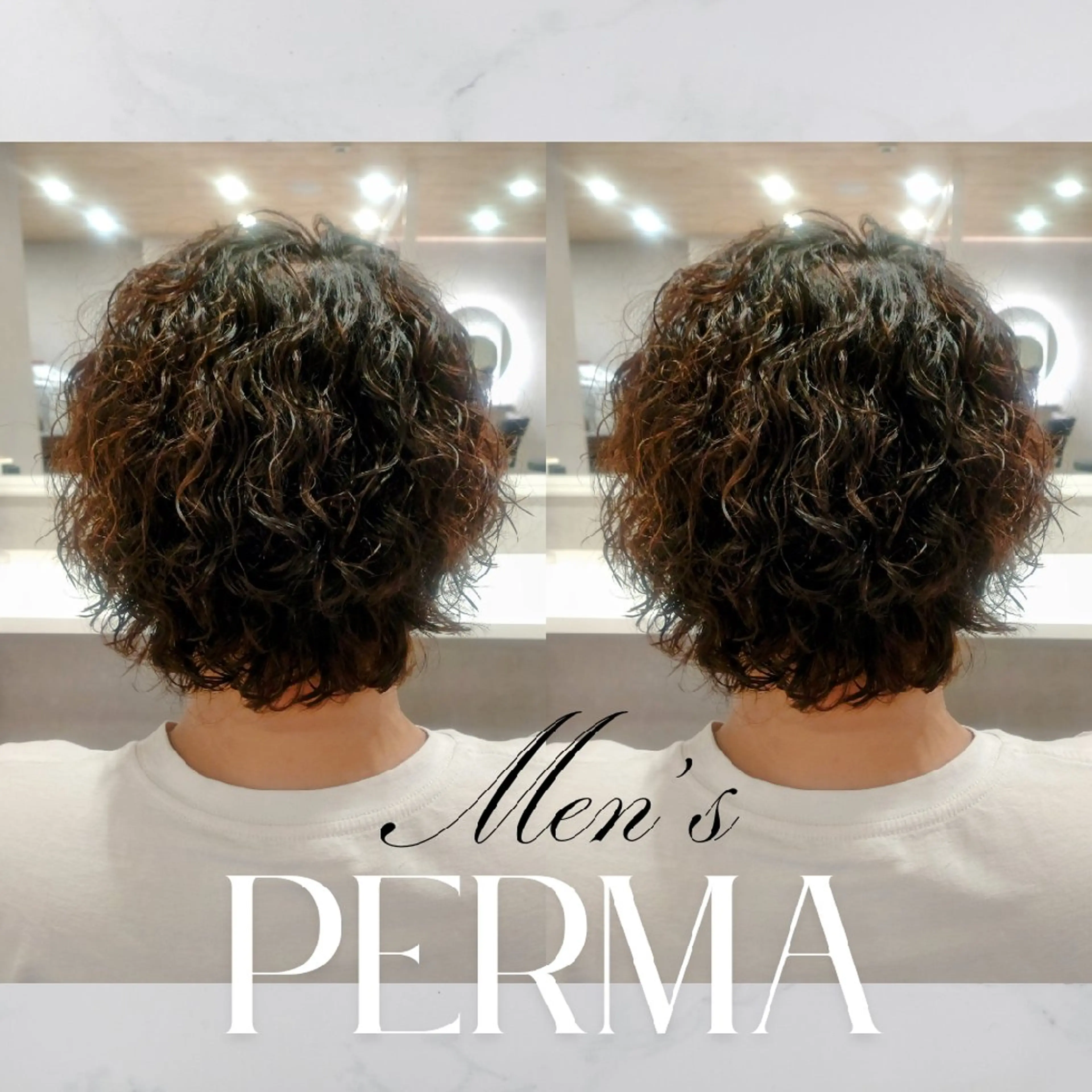 ミディアム メンズ パーマ パーマ 🌺中村🌺毎日楽し くなる髪をご提案✨のヘアスタイル