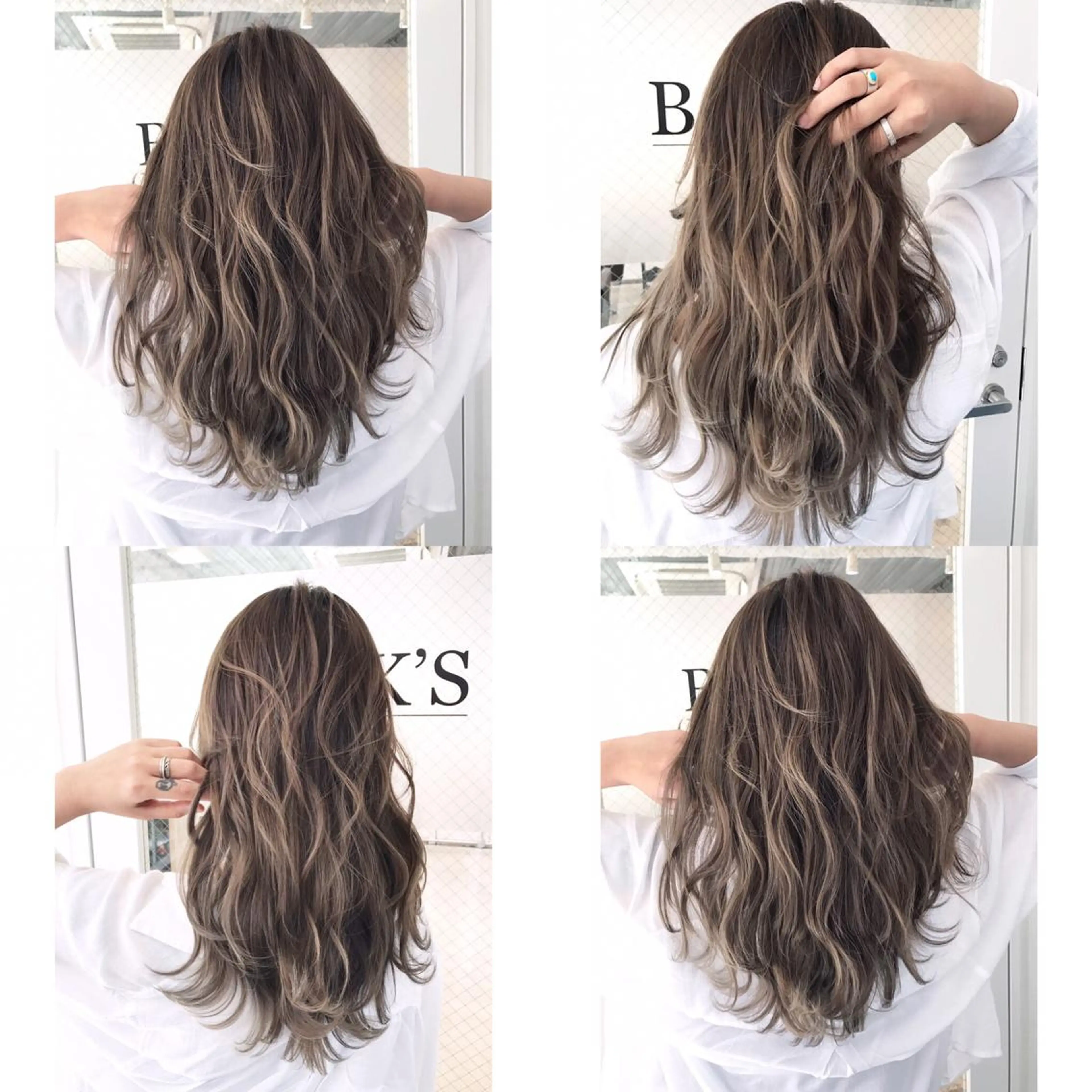 ロング カラー ヘアアレンジ ヘアカラー トリートメント 縮毛矯正 髪質改善寺坂雄飛💐のヘアスタイル
