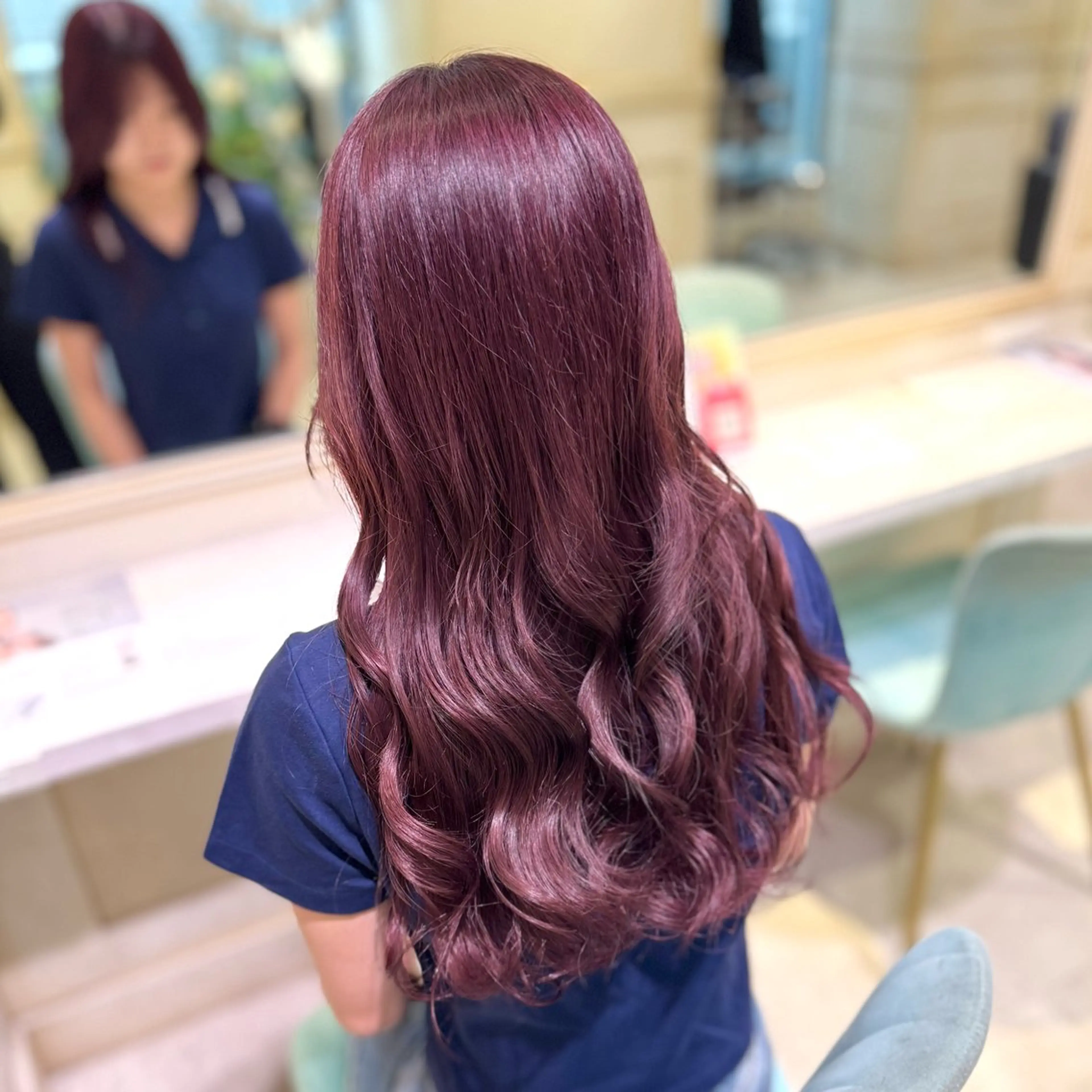 ロング カラー 艶カラー/ ななみのヘアスタイル