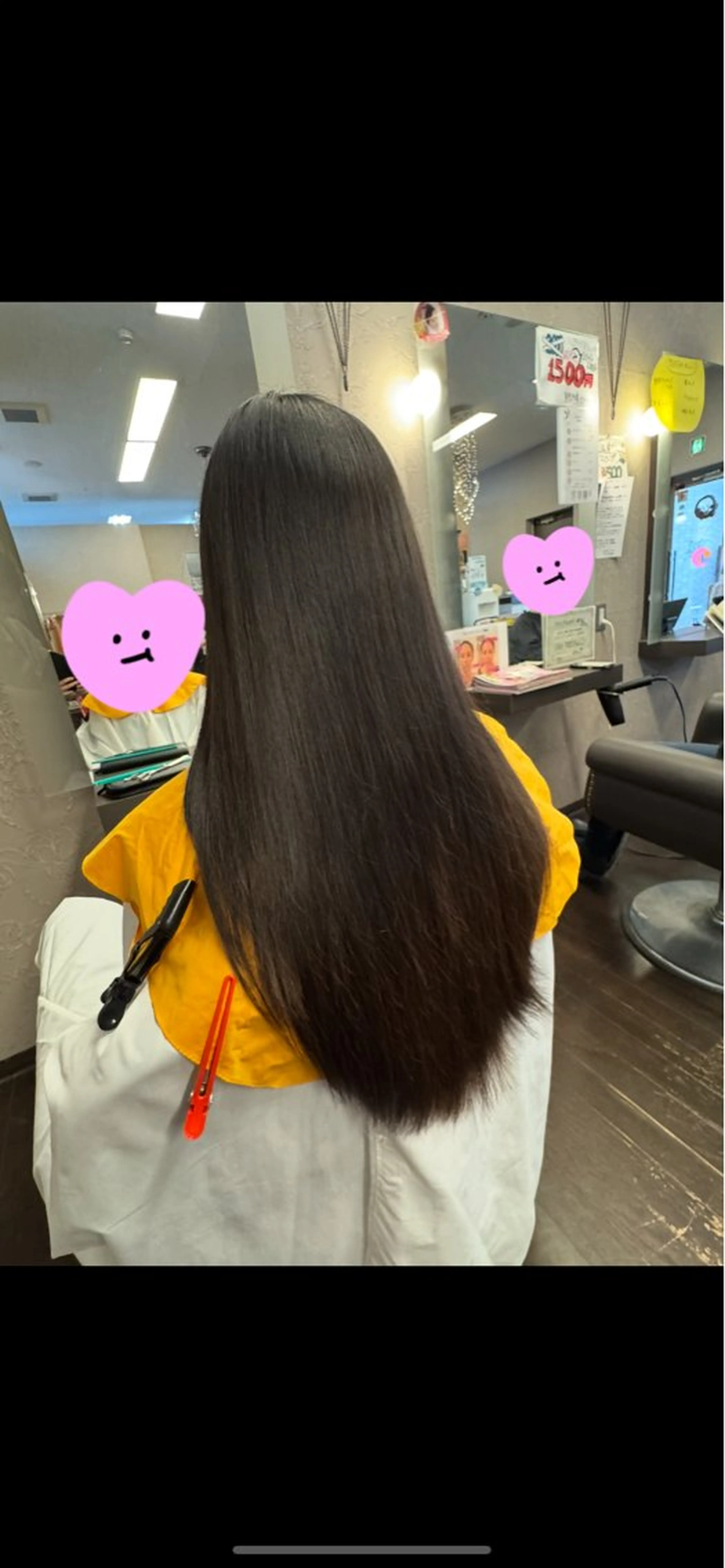 ロング ふくもと ゆうこのヘアスタイル