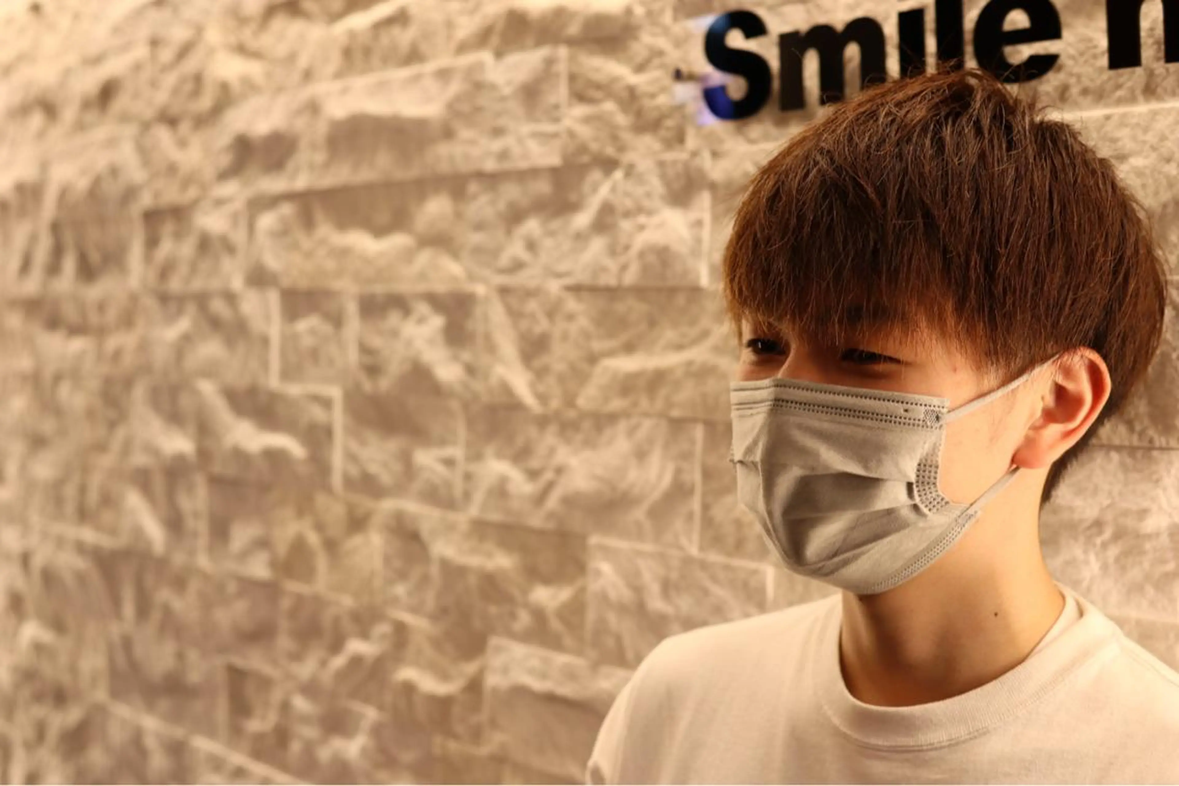 ショート カラー メンズ マッシュ 福留 叶太のヘアスタイル