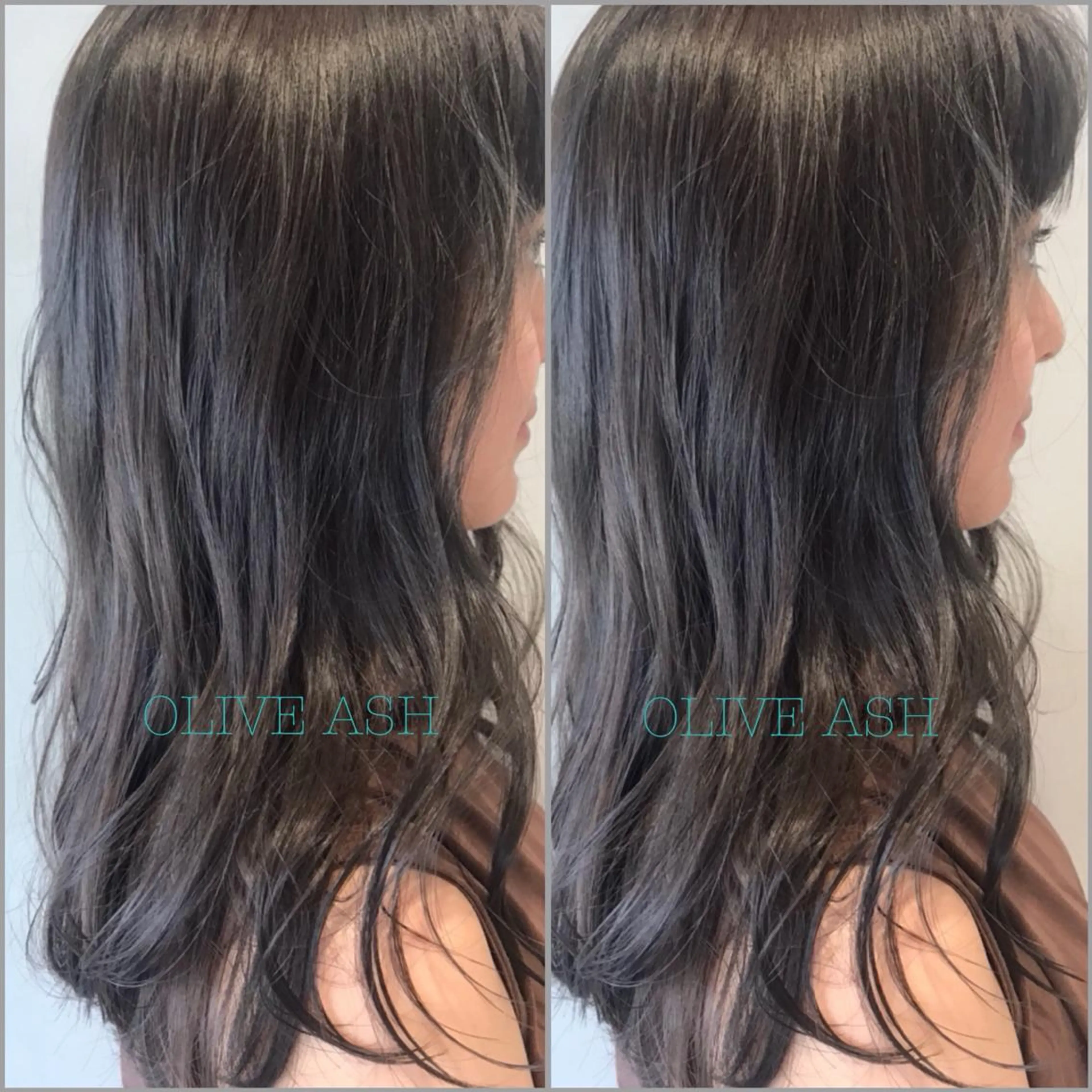 ロング カラー オリーブ透明感カラー 表参道/MIKUのヘアスタイル