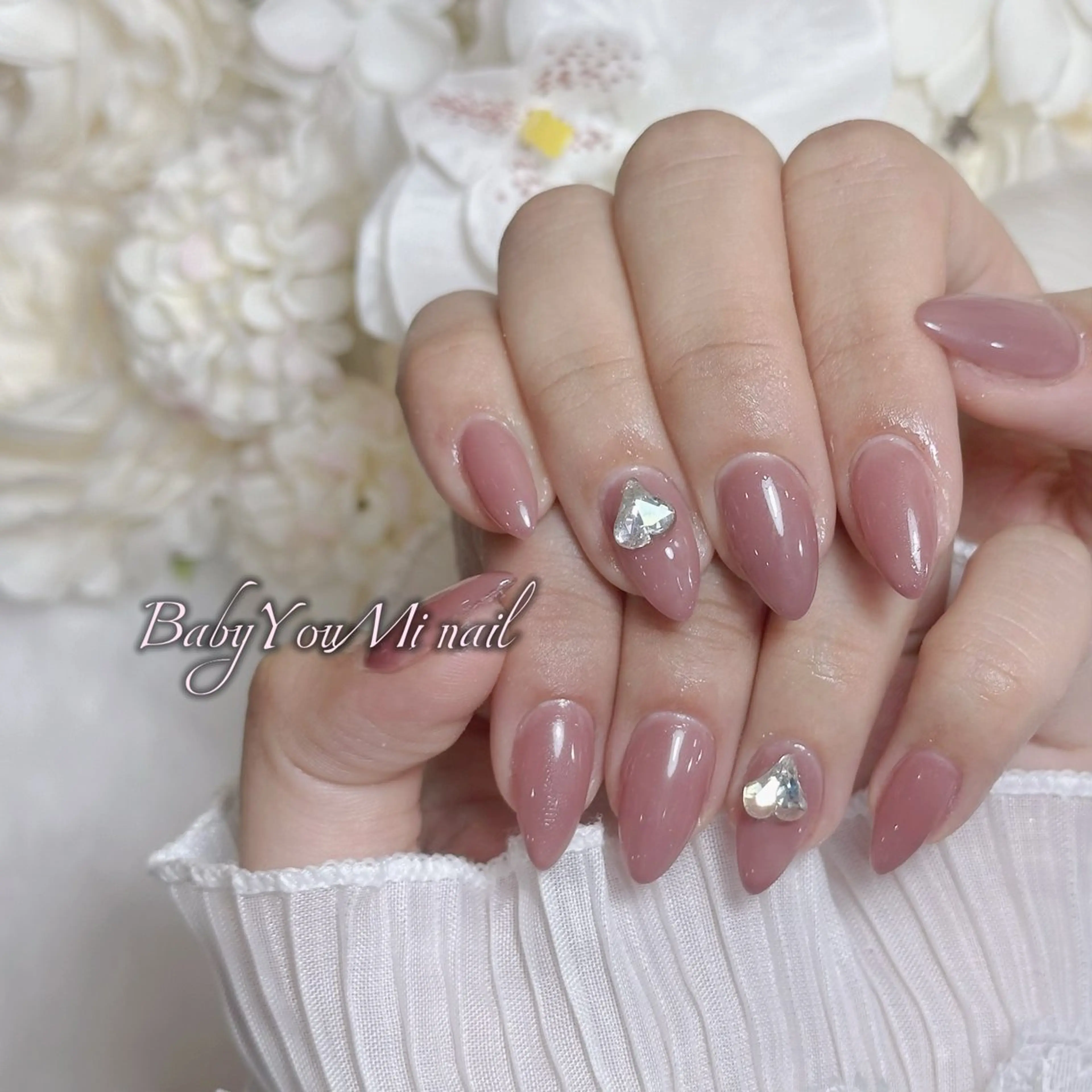 ネイル オーロラネイル 成人式 フットネイル フレンチネイル ジェルネイル ハンドネイル Oomiya 服部のネイルデザイン