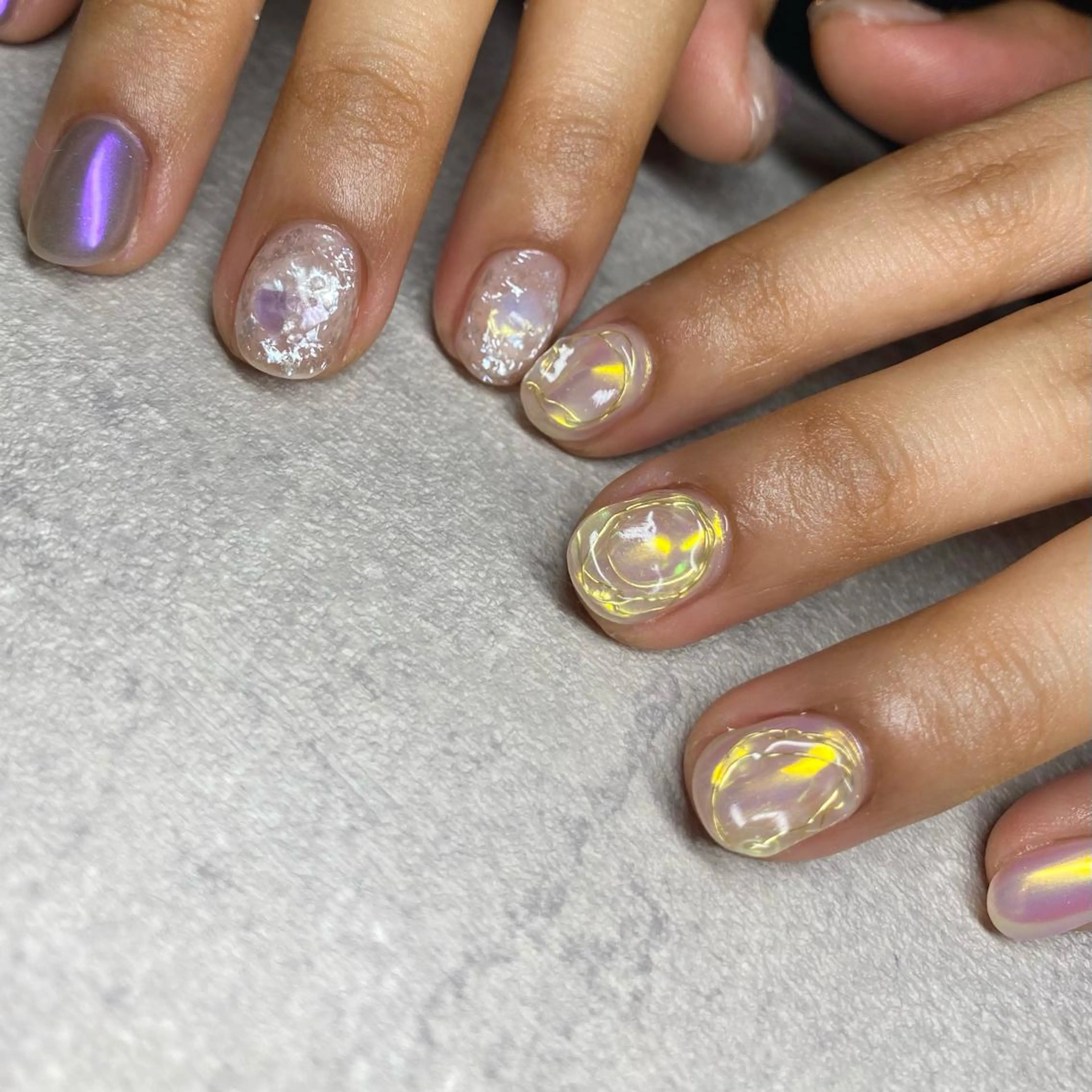 ネイル アートネイル ニュアンスネイル ハンドネイル 山田 貴子のネイルデザイン