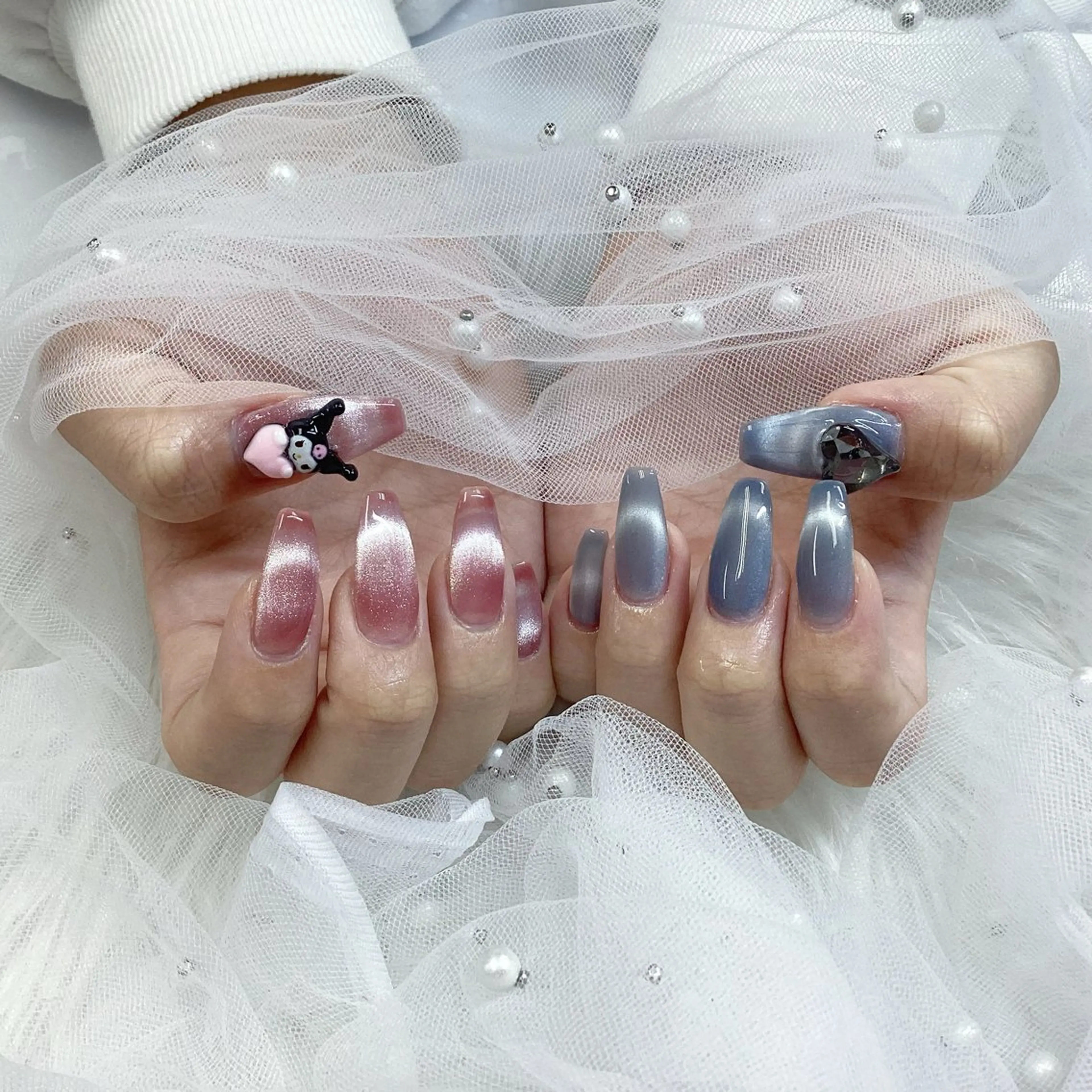 ネイル パーツ全部¥110 サロンミミのネイルデザイン