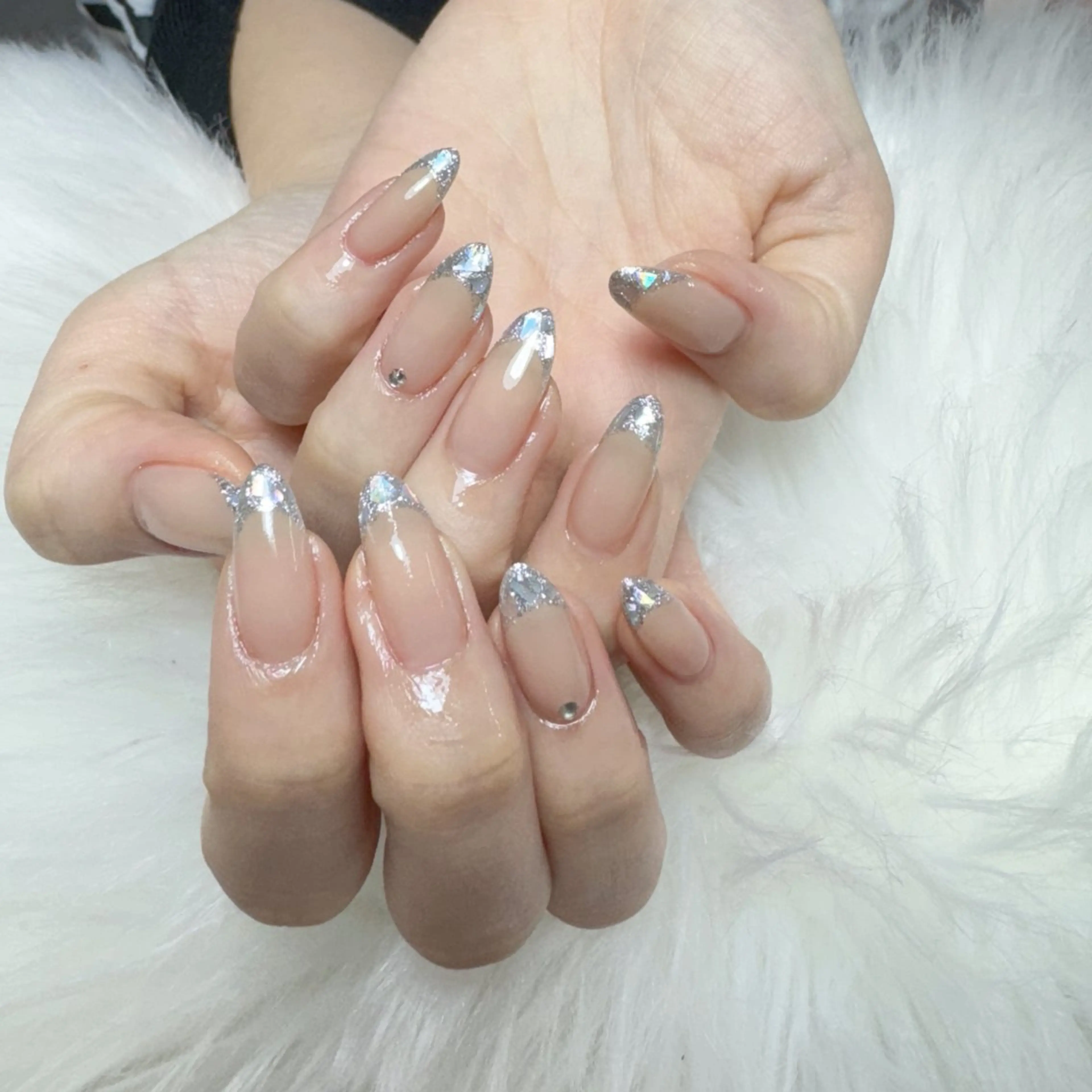 ネイル ハンドネイル 🎀nana🫧 ワンホンネイル🎀のネイルデザイン