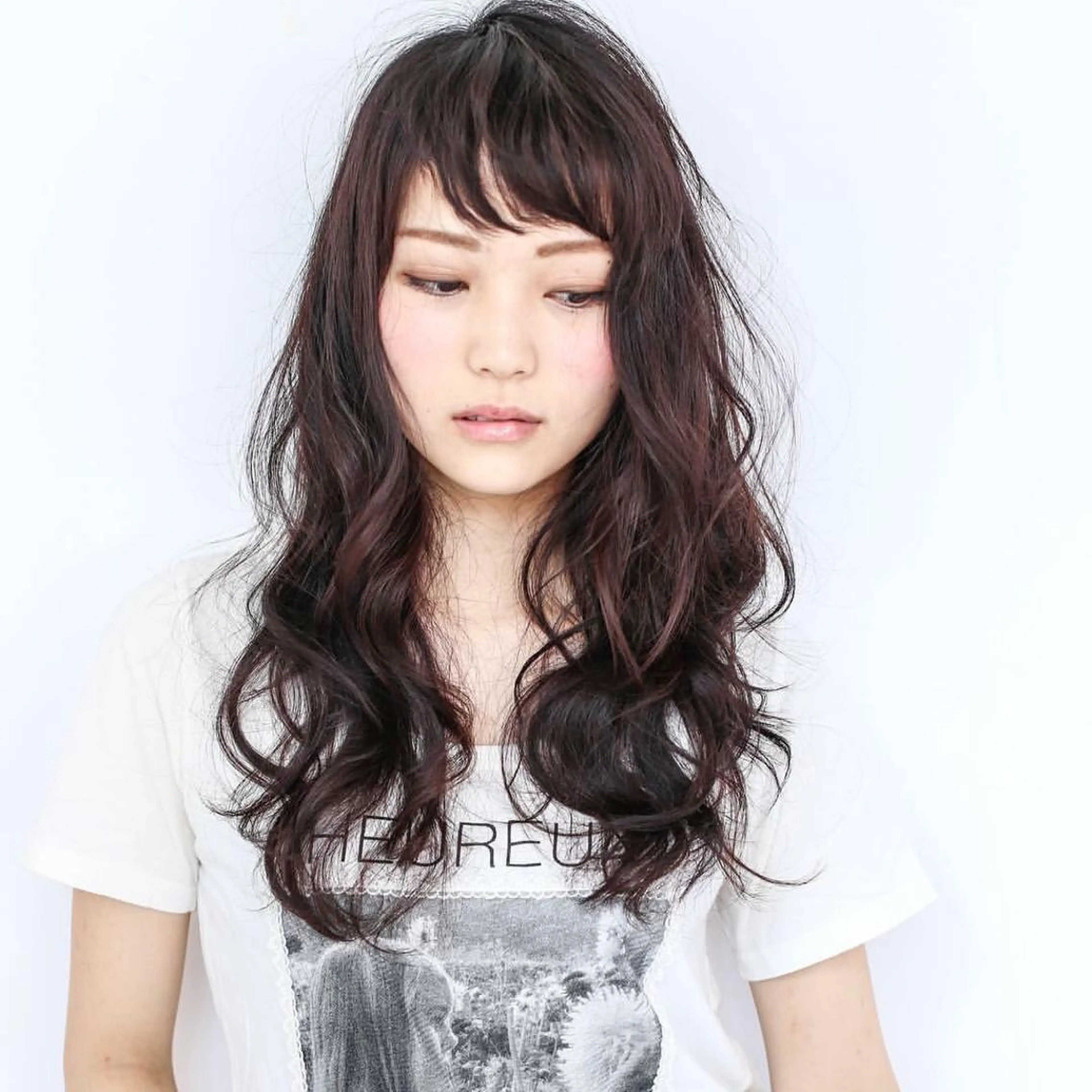 ロング パーマ ブリーチ/髪質改善 NYNY大久保のヘアスタイル