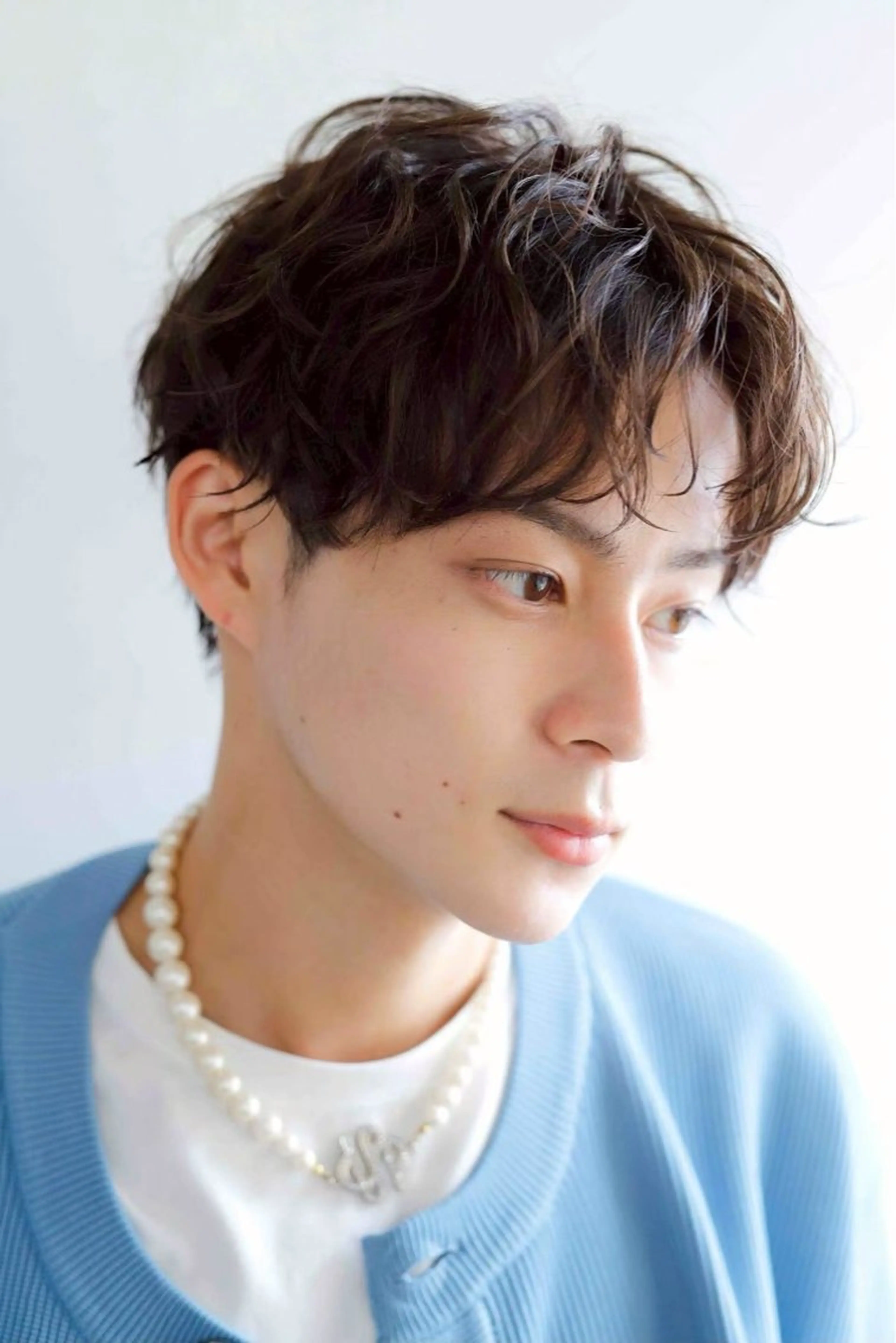 パーマ 小栗 柊翔のヘアスタイル