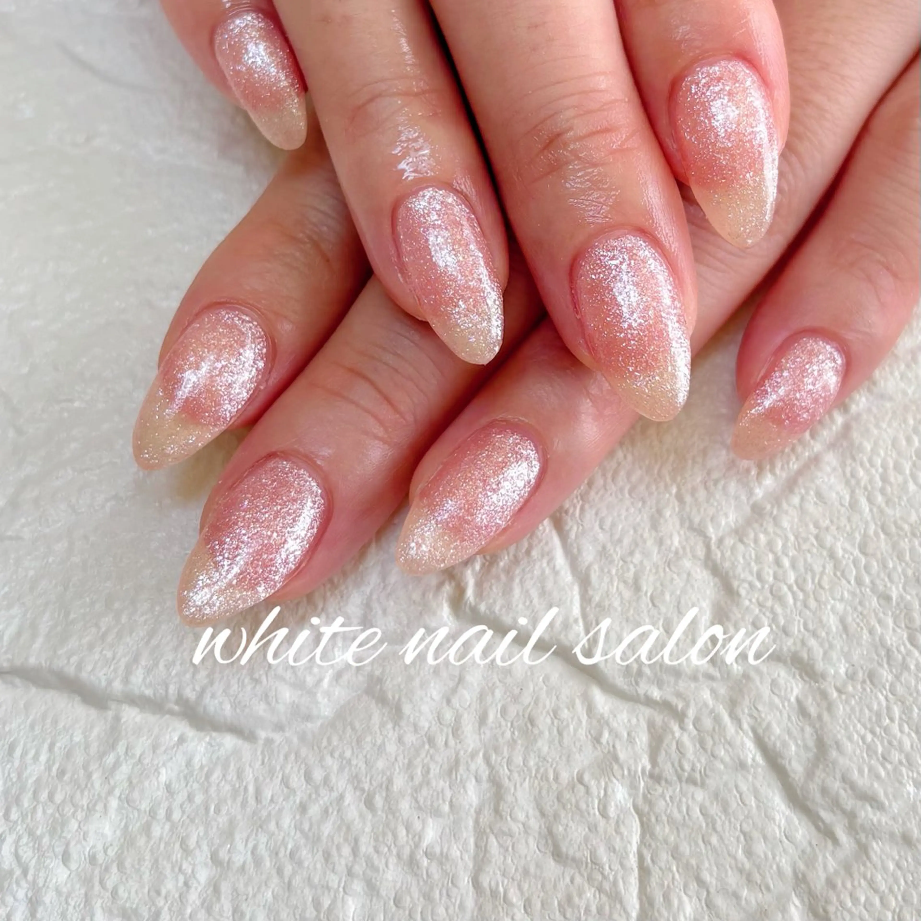 ネイル フットネイル シンプルネイル white nail salonのネイルデザイン