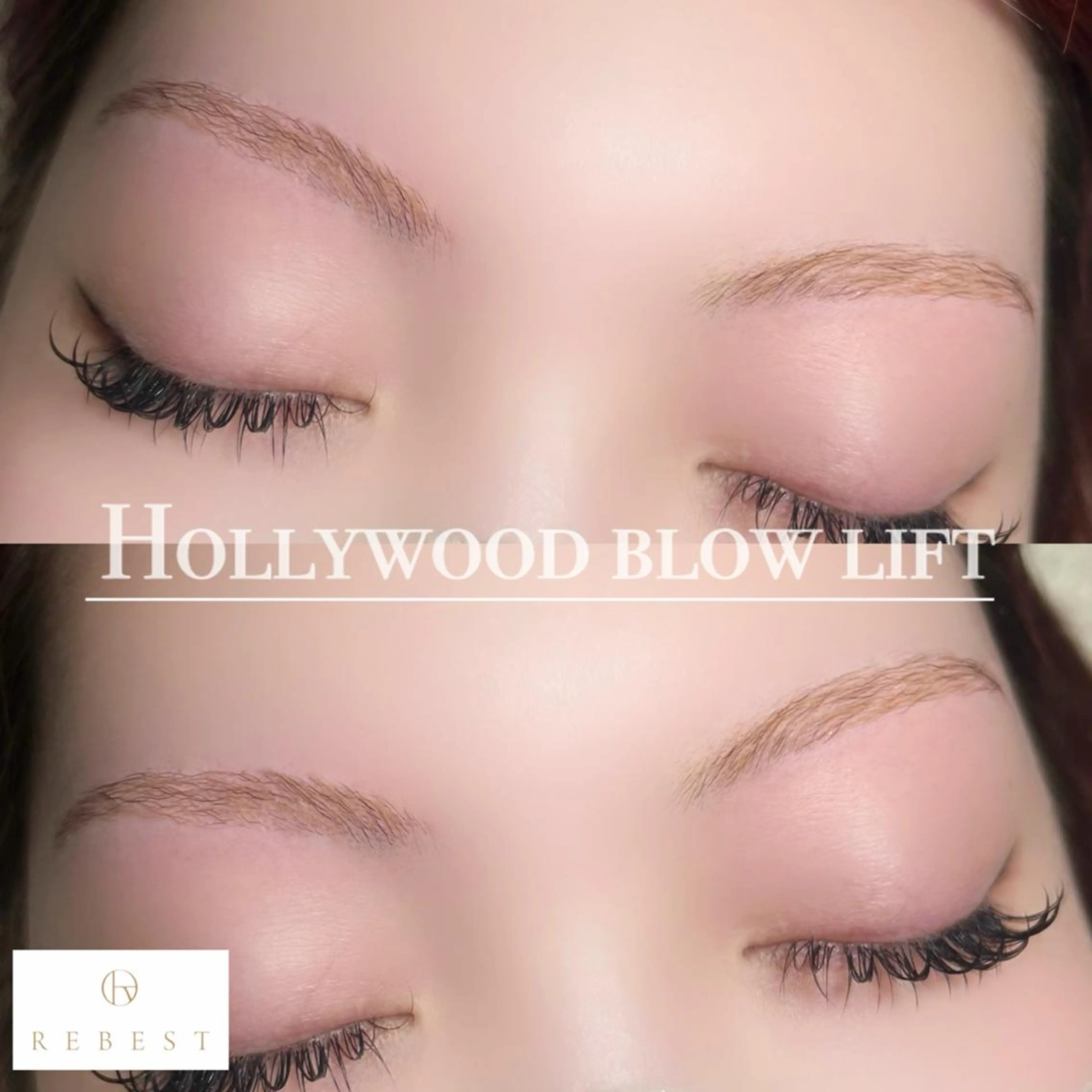 アイブロウ ハリウッドブロウリフト ＲＥＢＥＳＴ 心斎橋店のマツエク・マツパデザイン