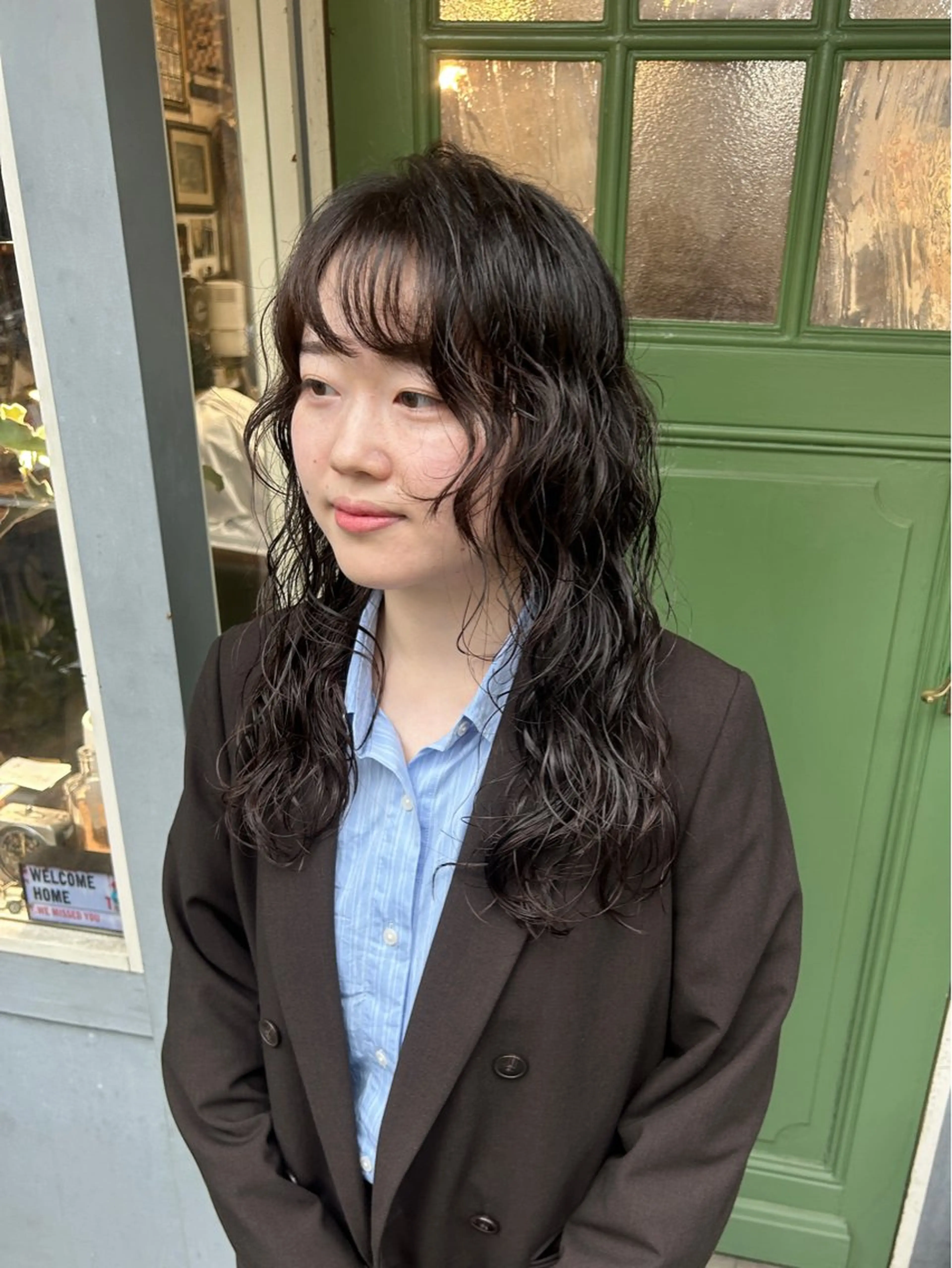 ロング パーマ カット パーマ ヘッドスパ 清水千優/パーマ/ メンズパーマのヘアスタイル