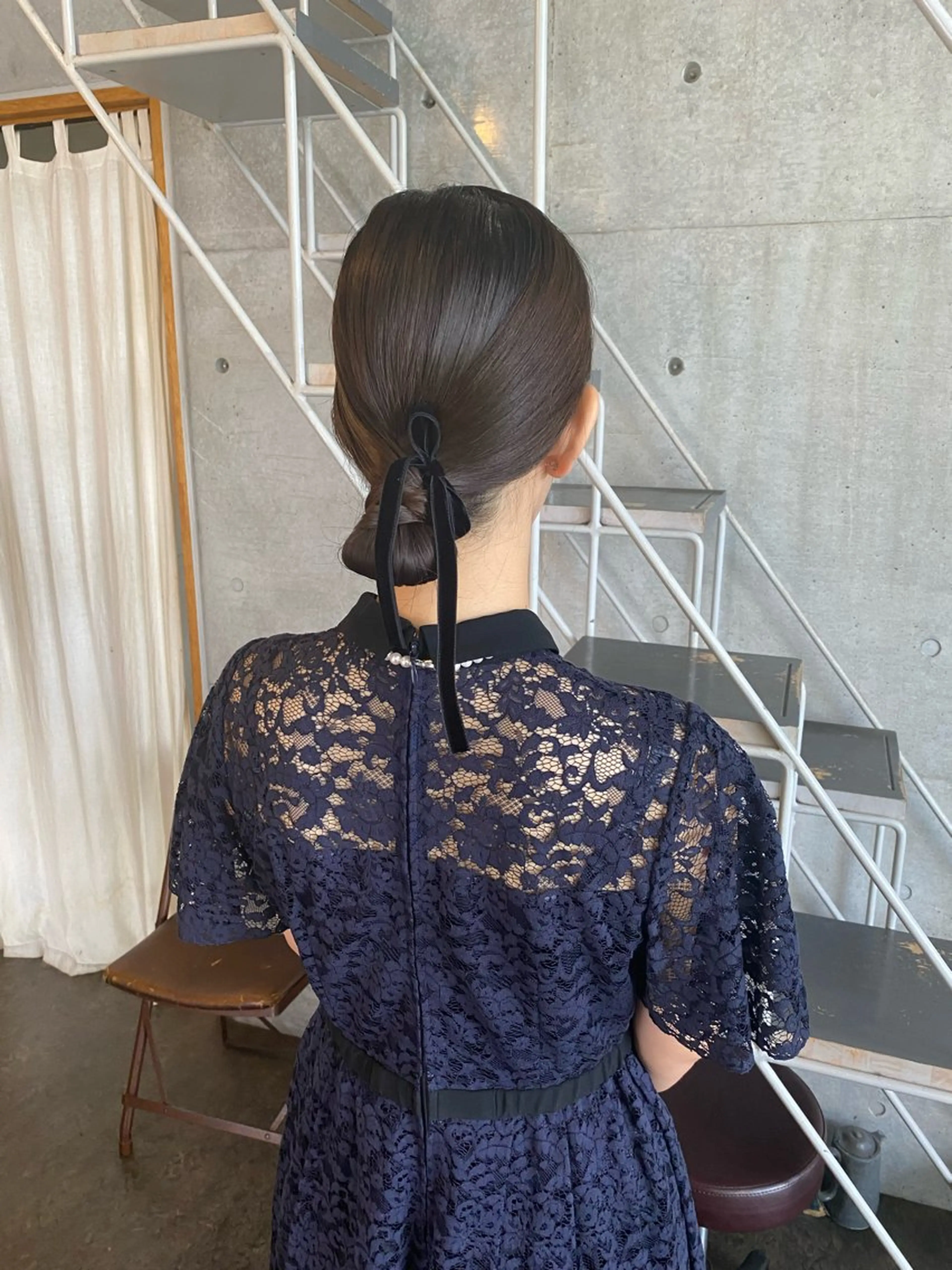 ミディアム ヘアアレンジ ヘアセット モリモト サナのヘアスタイル