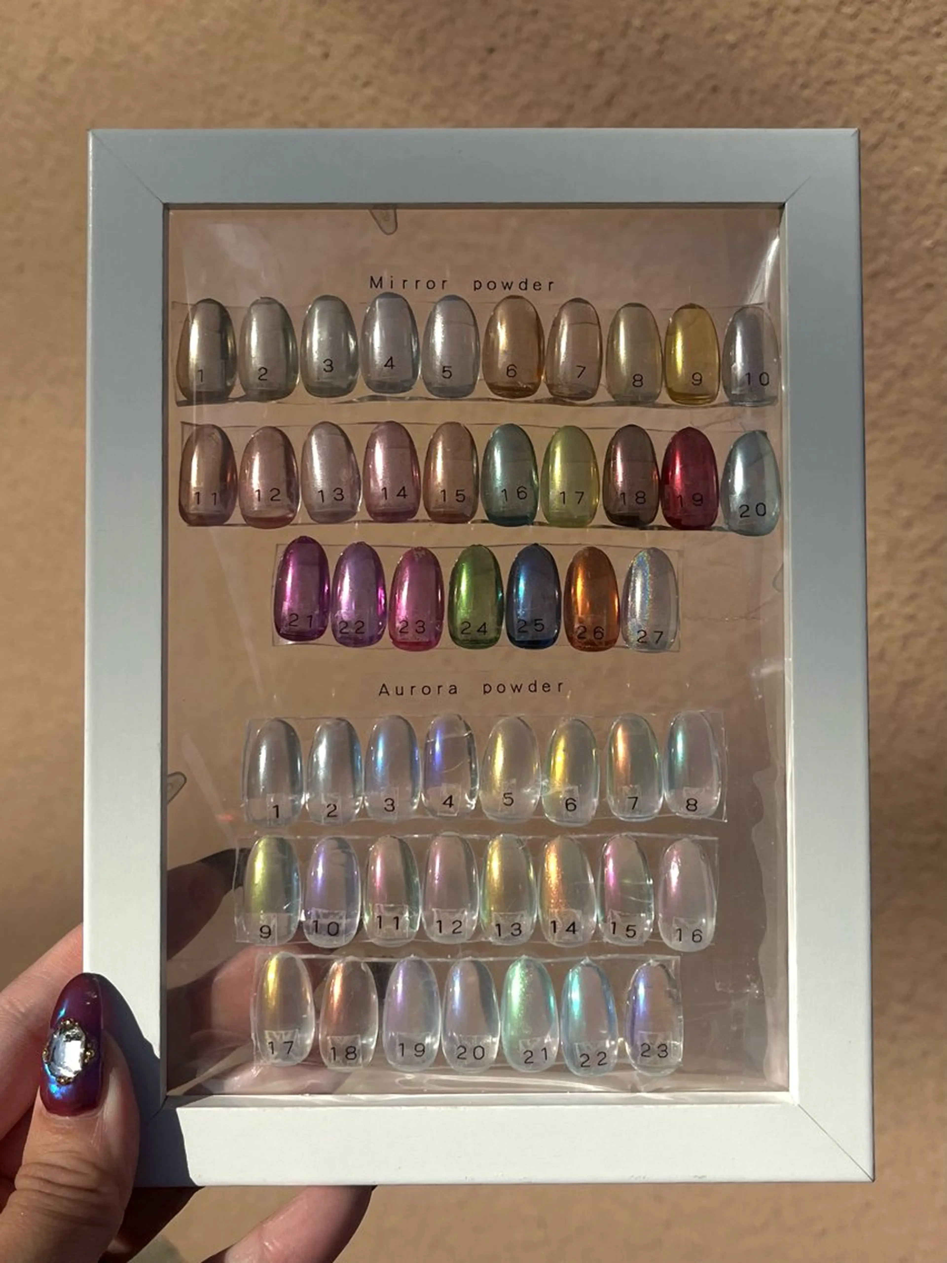 ネイル オーロラネイル ミラーネイル ハンドネイル Nail salon Cielel⟡Ayaのネイルデザイン