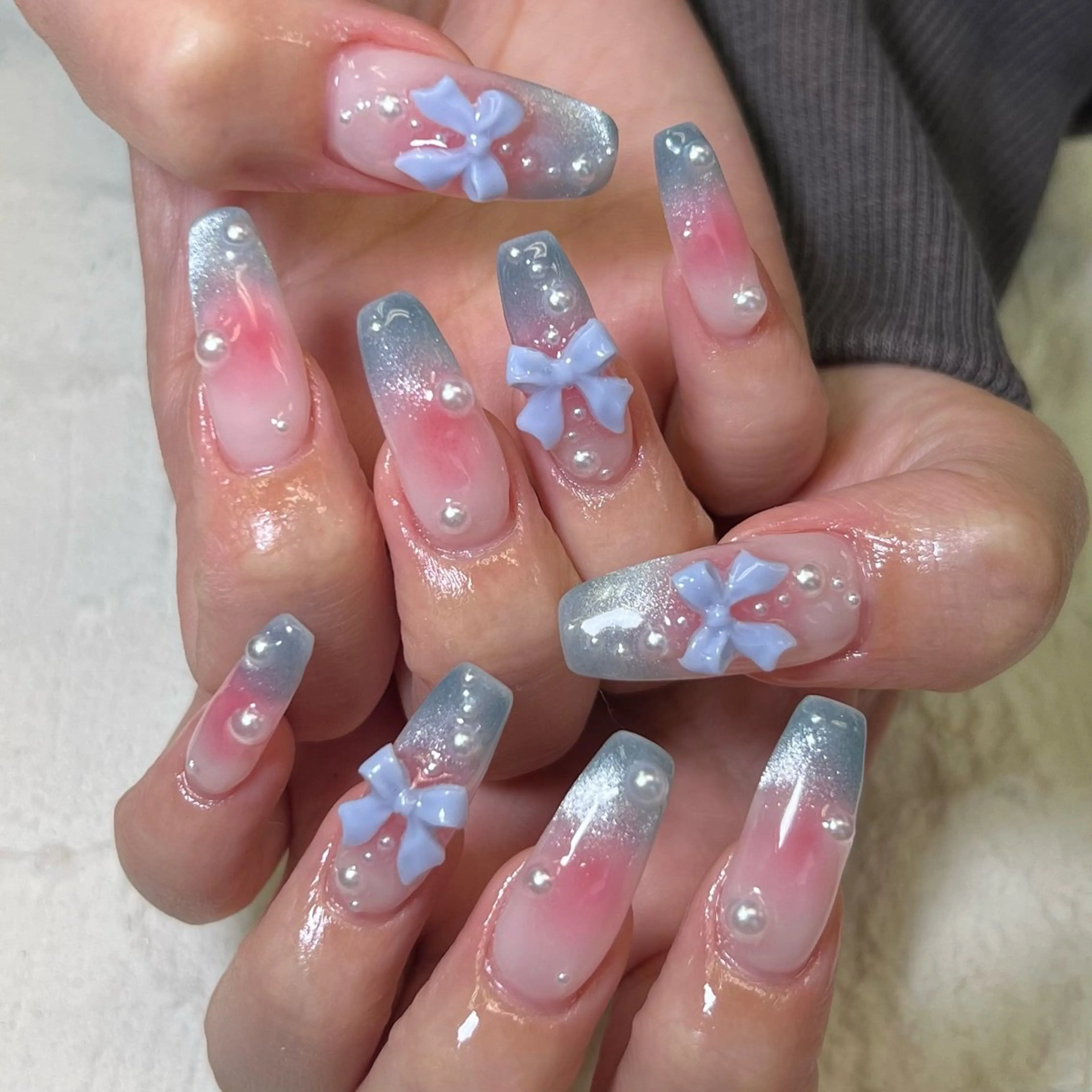 ネイル チークネイル ハンドネイル M.JEWELRY REMI🎀のネイルデザイン