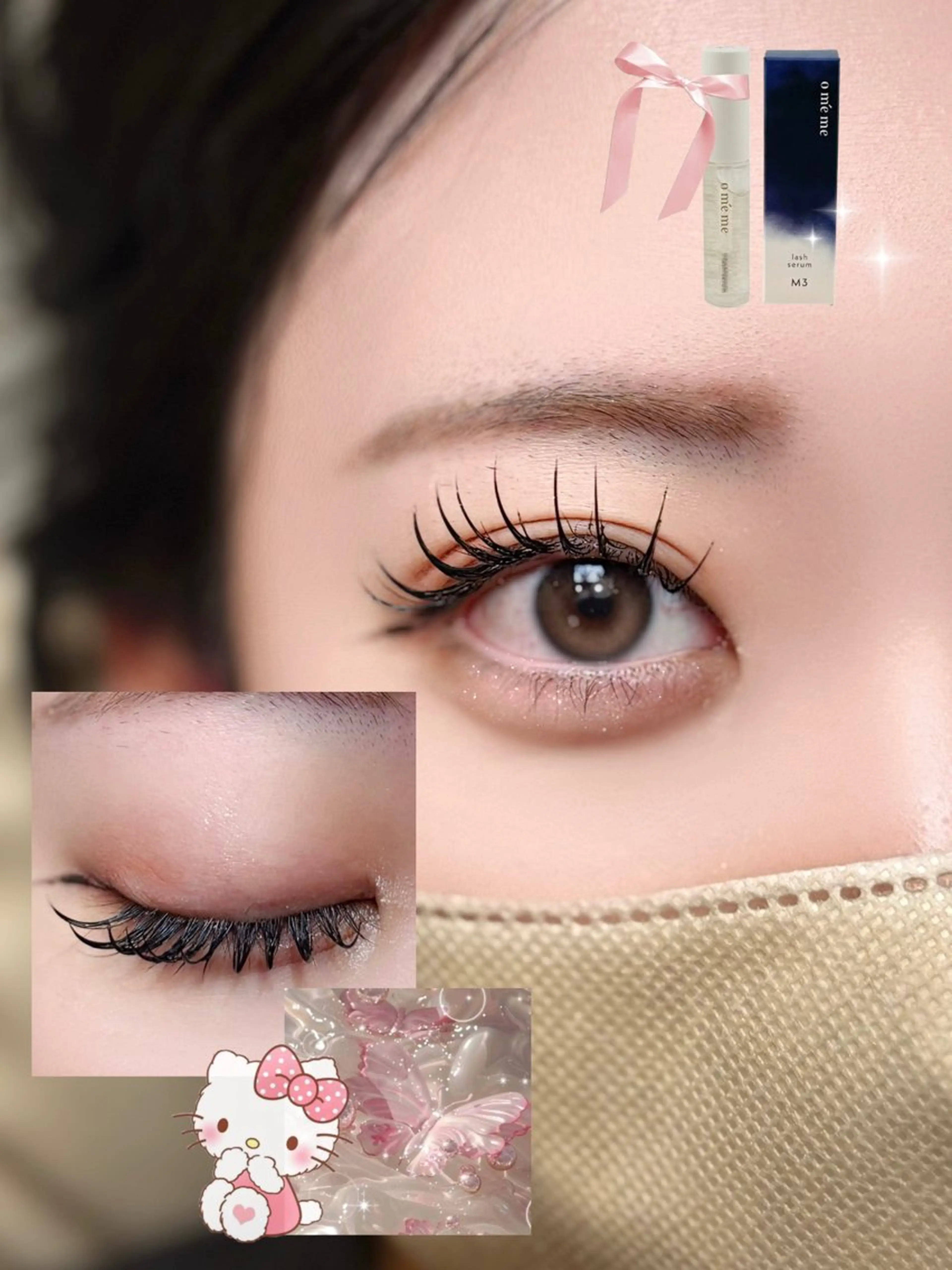 撮影モデル様✨️【メニュー確認必須‼️】マツエク ～120本【美容trコーティング付🎀✨️オフあり別途➕¥550】の写真