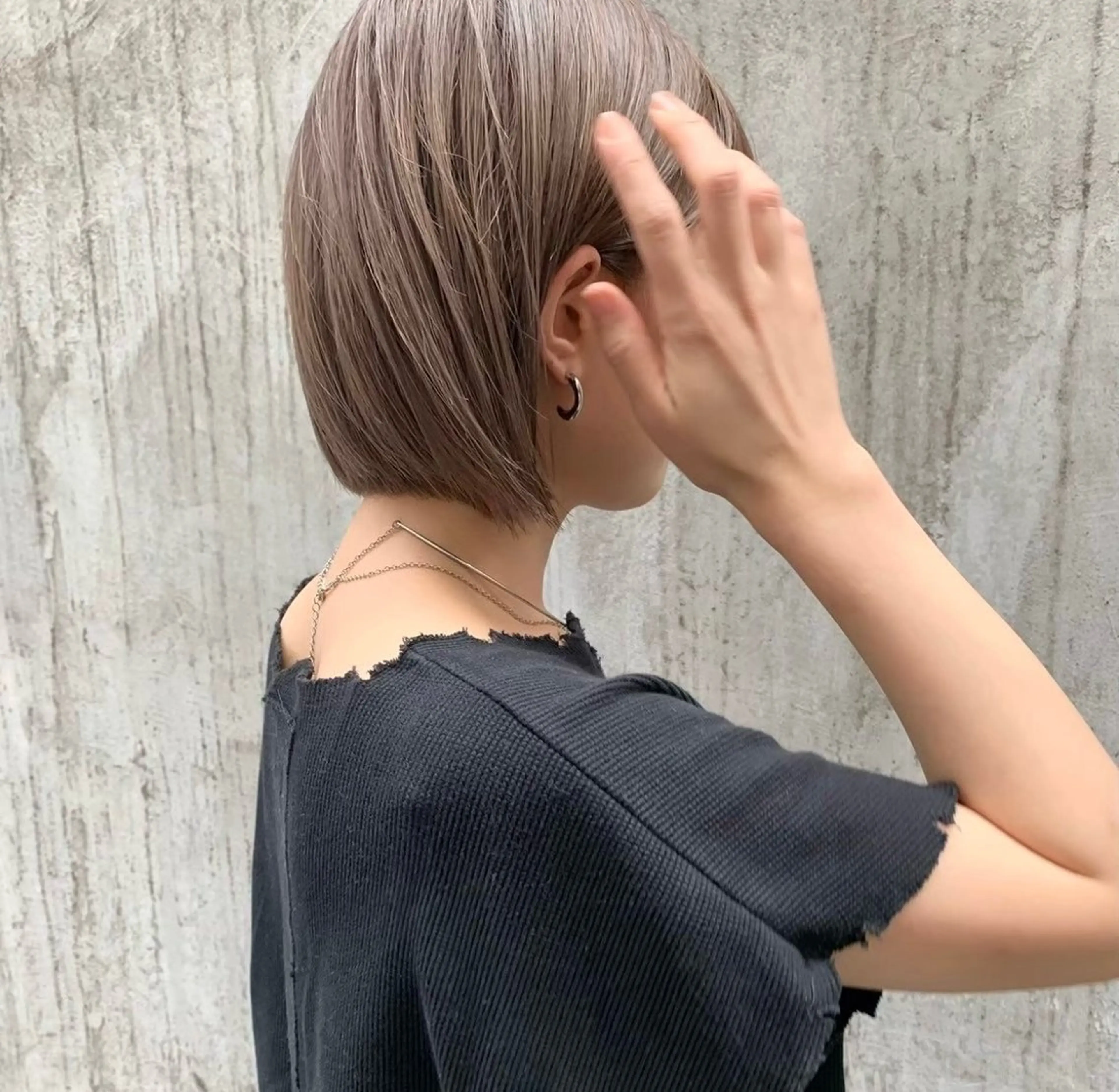 ショート カラー 👔ボブ﹨髪質改善 ストレート🩳ももかのヘアスタイル