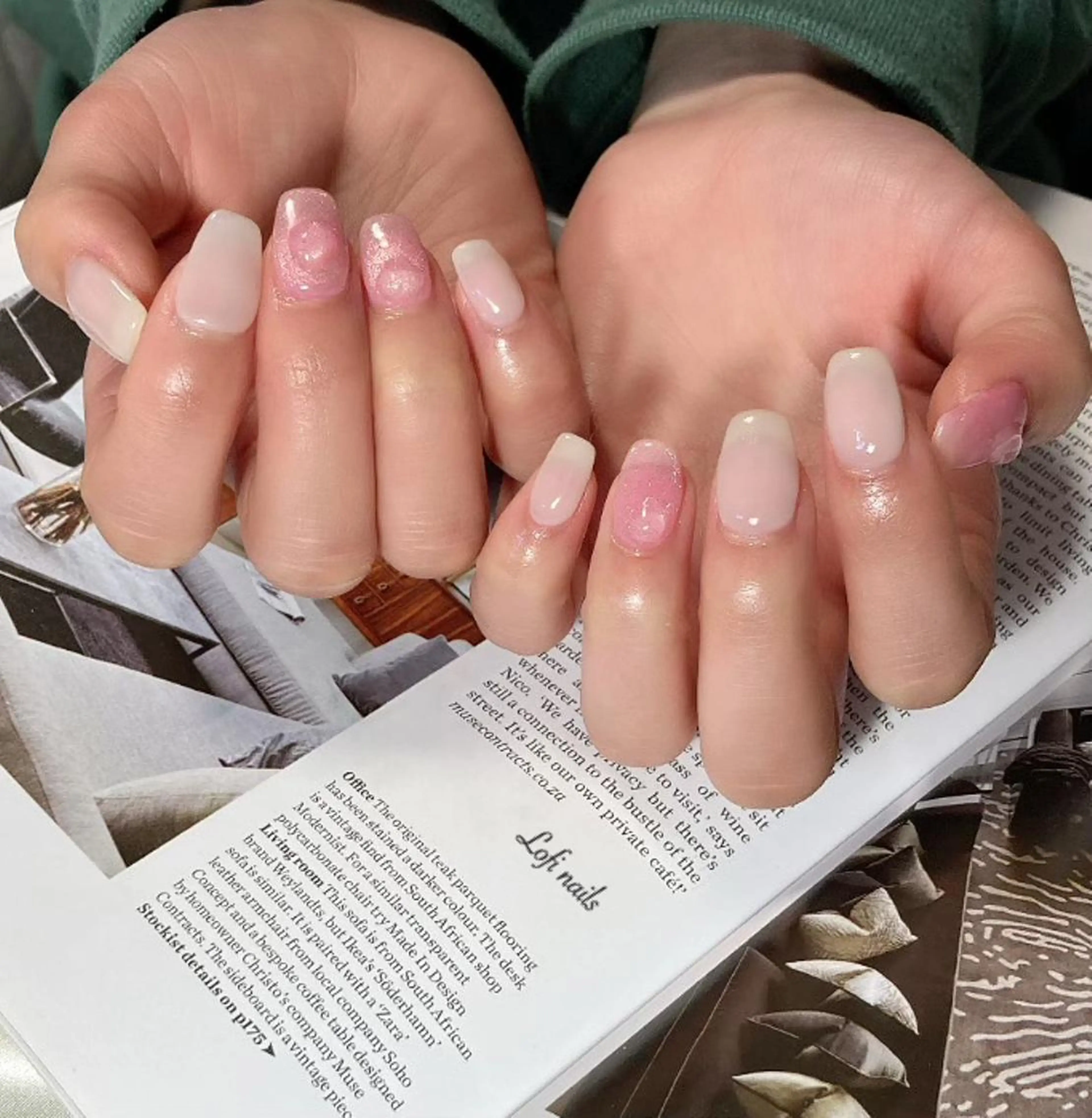 ミディアム ネイル Lofi nails ゆきこのネイルデザイン