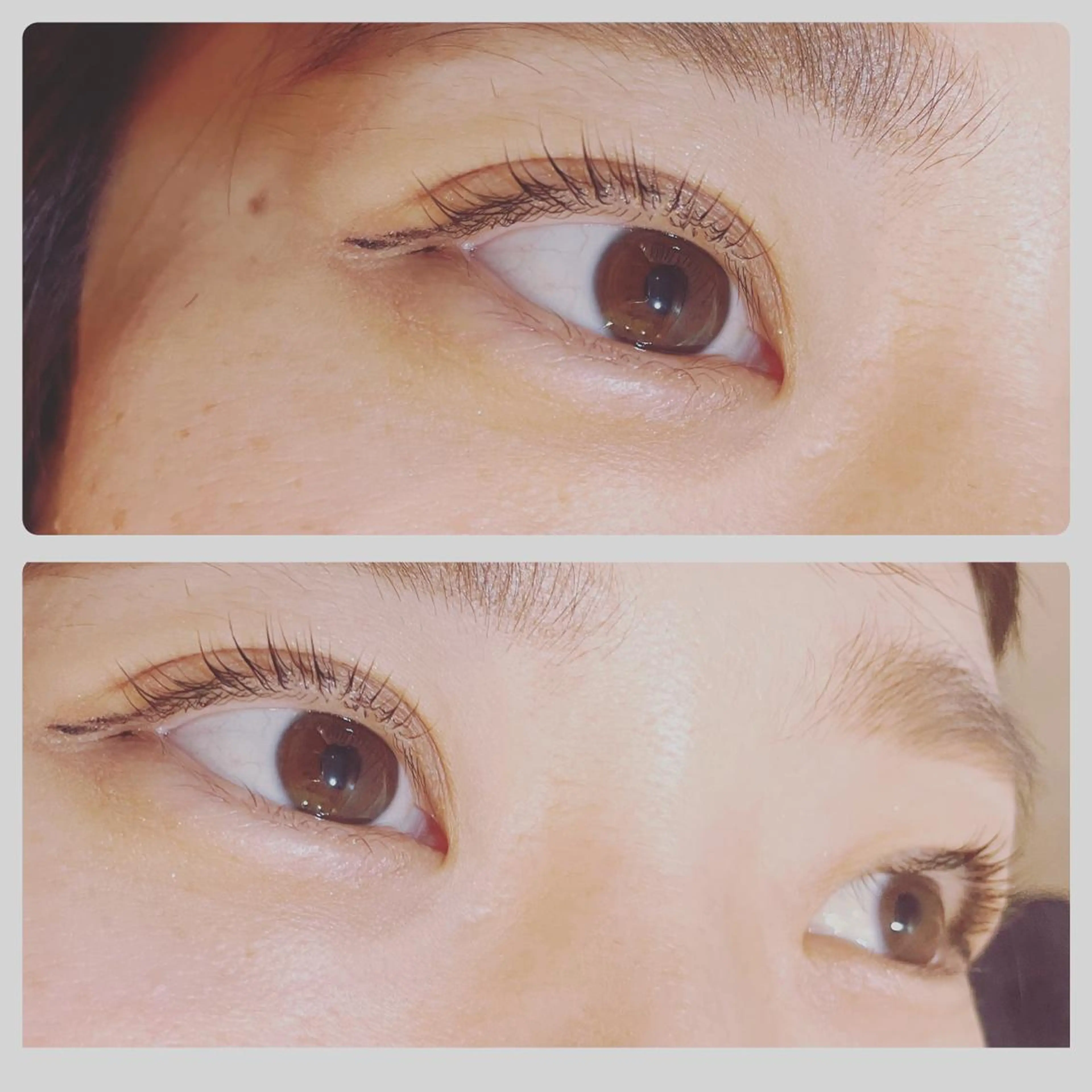 マツエク・マツパ パリジェンヌラッシュリフト 一重×まつ毛パーマ Lo_oca ロヲカのマツエク・マツパデザイン