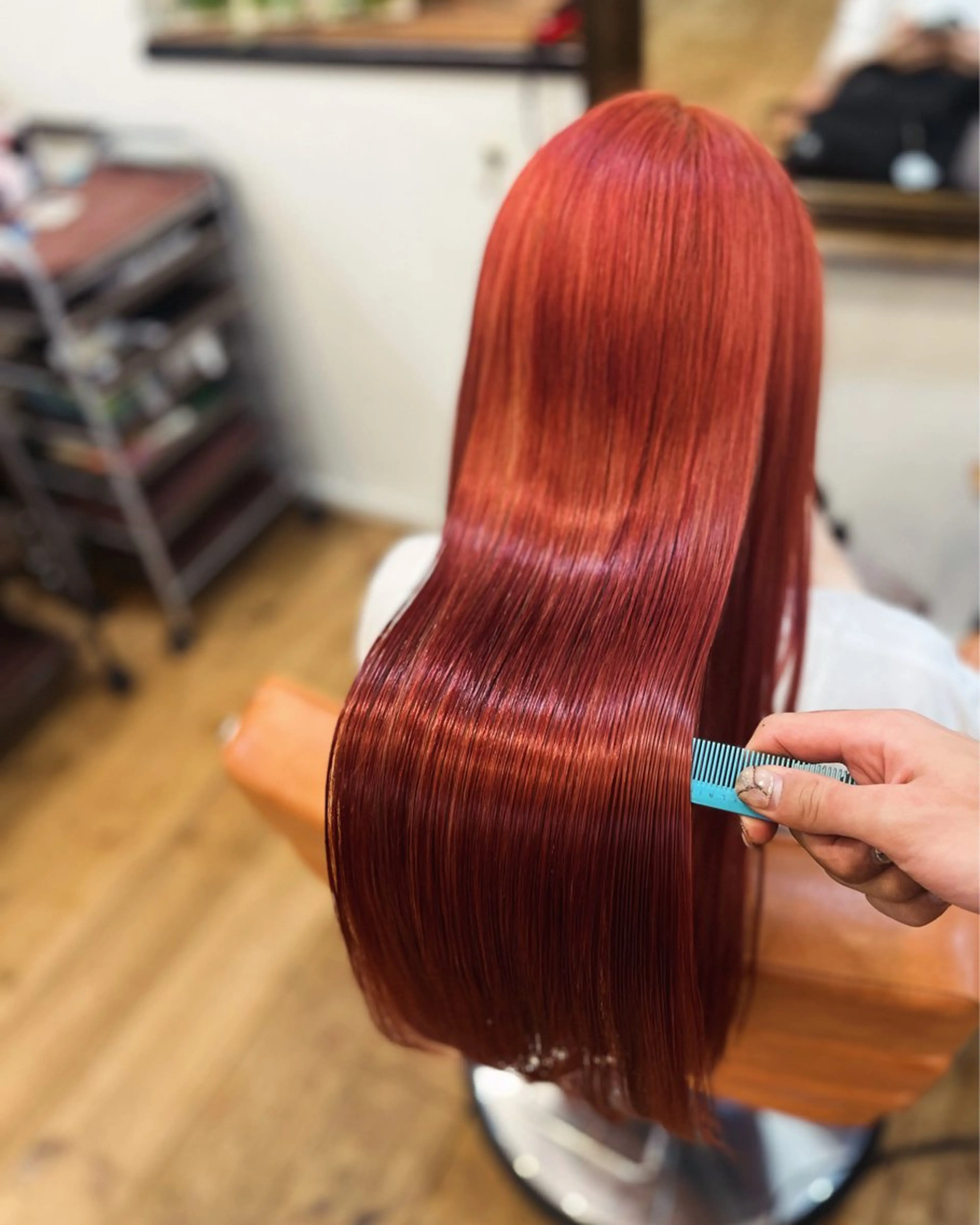 ロング ⚪️髪質改善 縮毛 店長 コウ⚪️のヘアスタイル