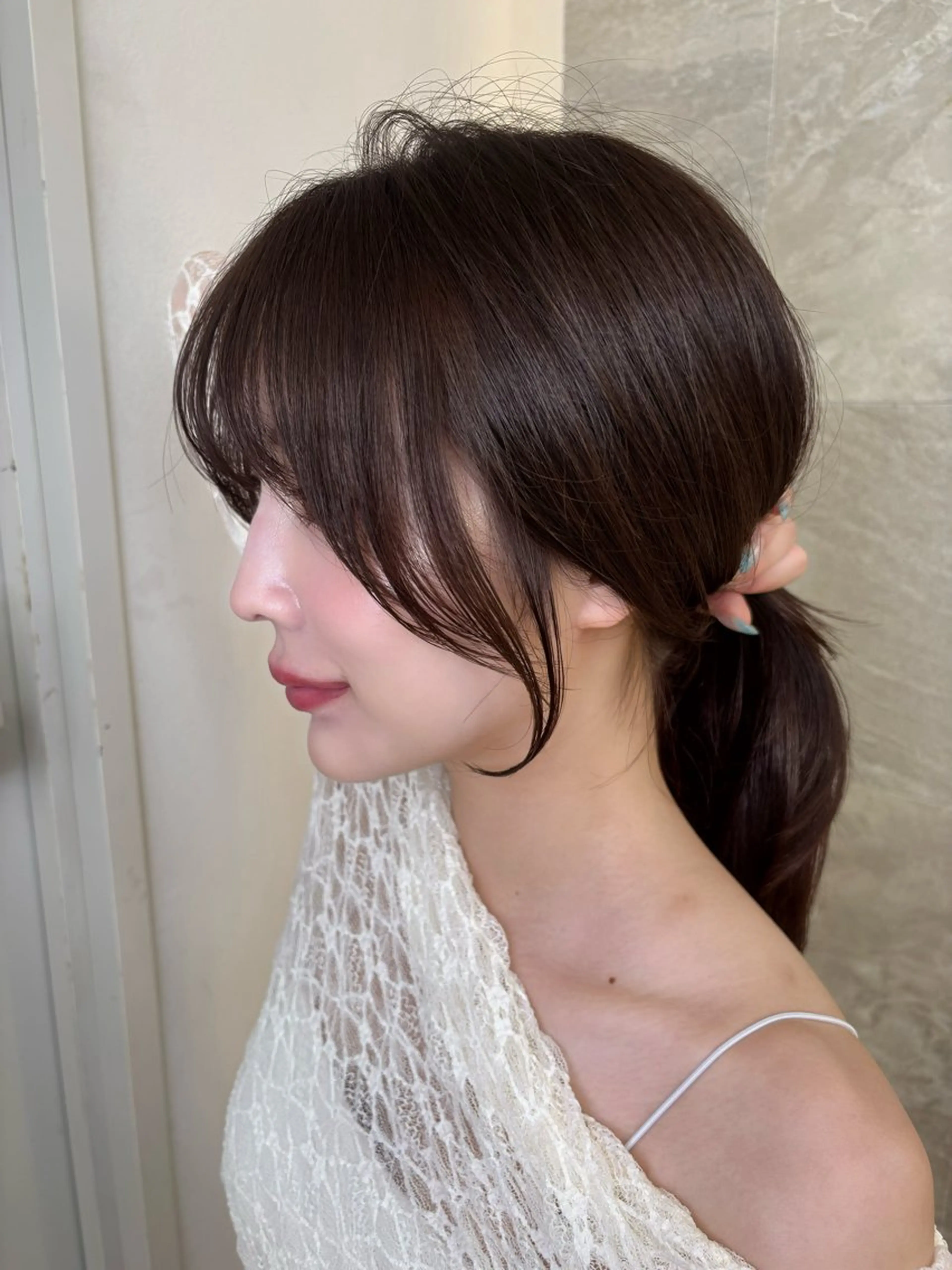 ロング ボブ×透明感カラー 🪽/池袋/優愛🎀のヘアスタイル