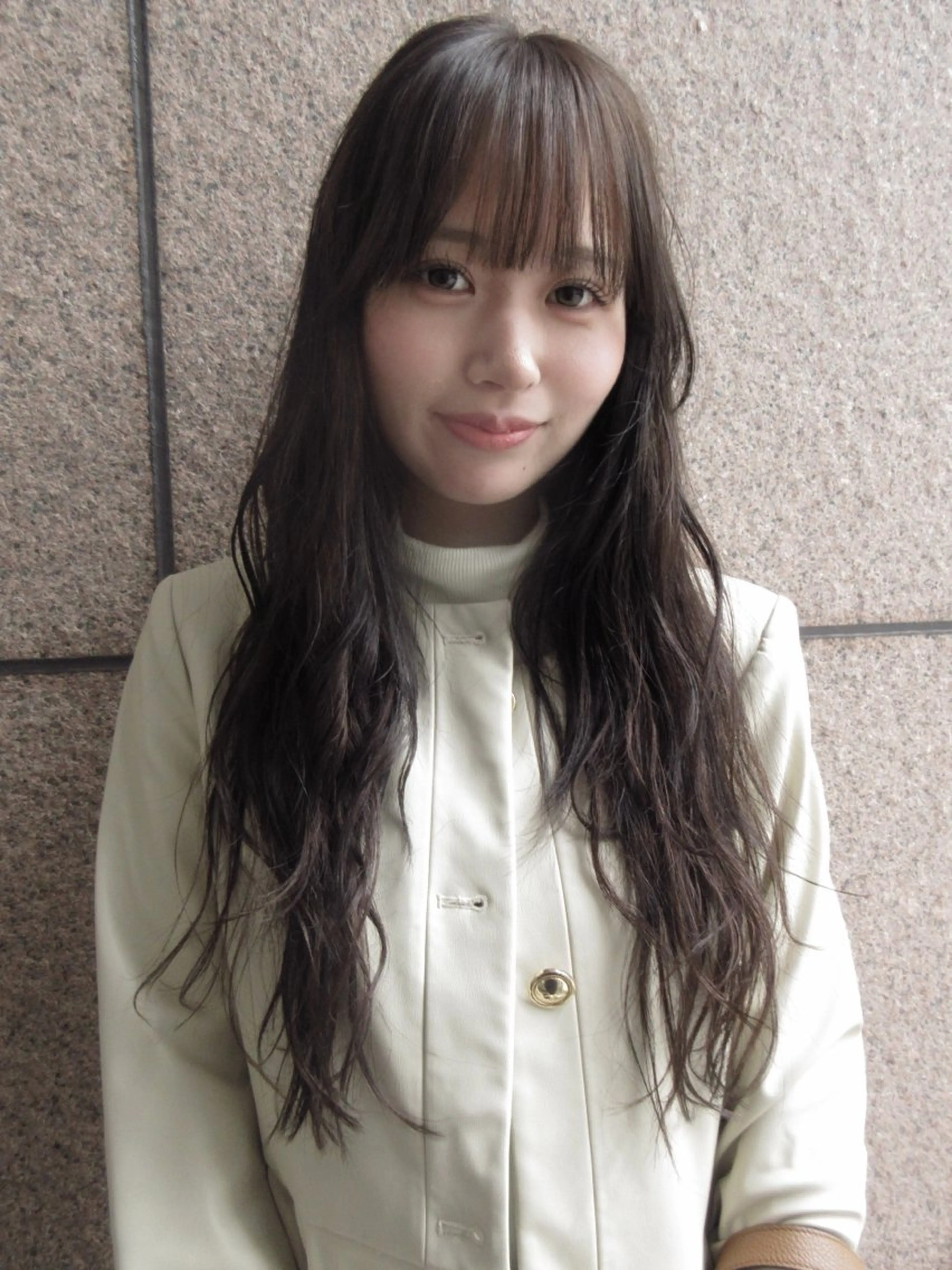 セミロング カラー ヘアカラー トリートメント 赤み消しカラー/ ナチュラル/トモキのヘアスタイル