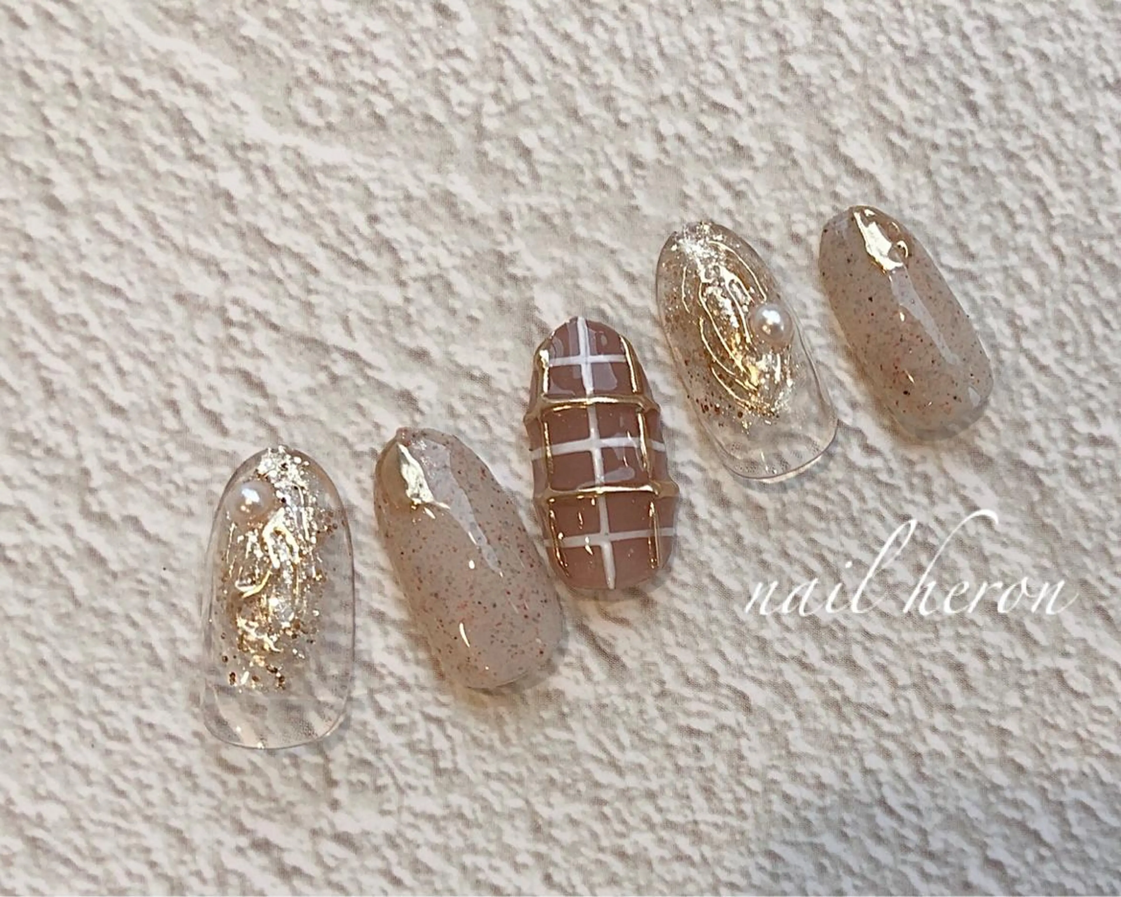 ネイル キラキラネイル ハンドネイル nail heron所属・saki_ nail heronのネイルデザイン