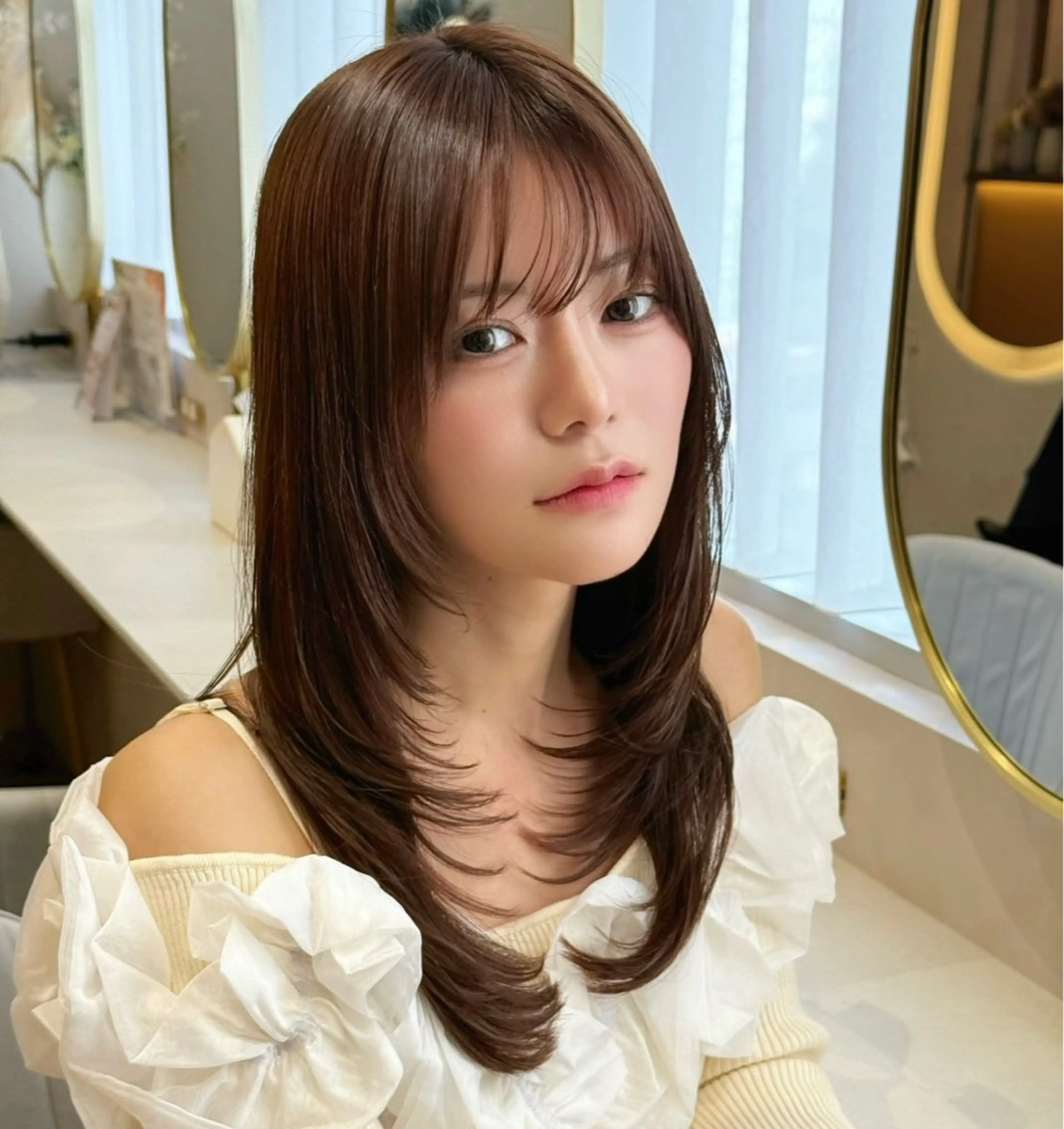 【🌸4月限定💖】メンテナンスカット無料‼️➕ワンカラー🎀➕内部補修トリートメント✨️口コミ超音波アイロン付き🌿の写真