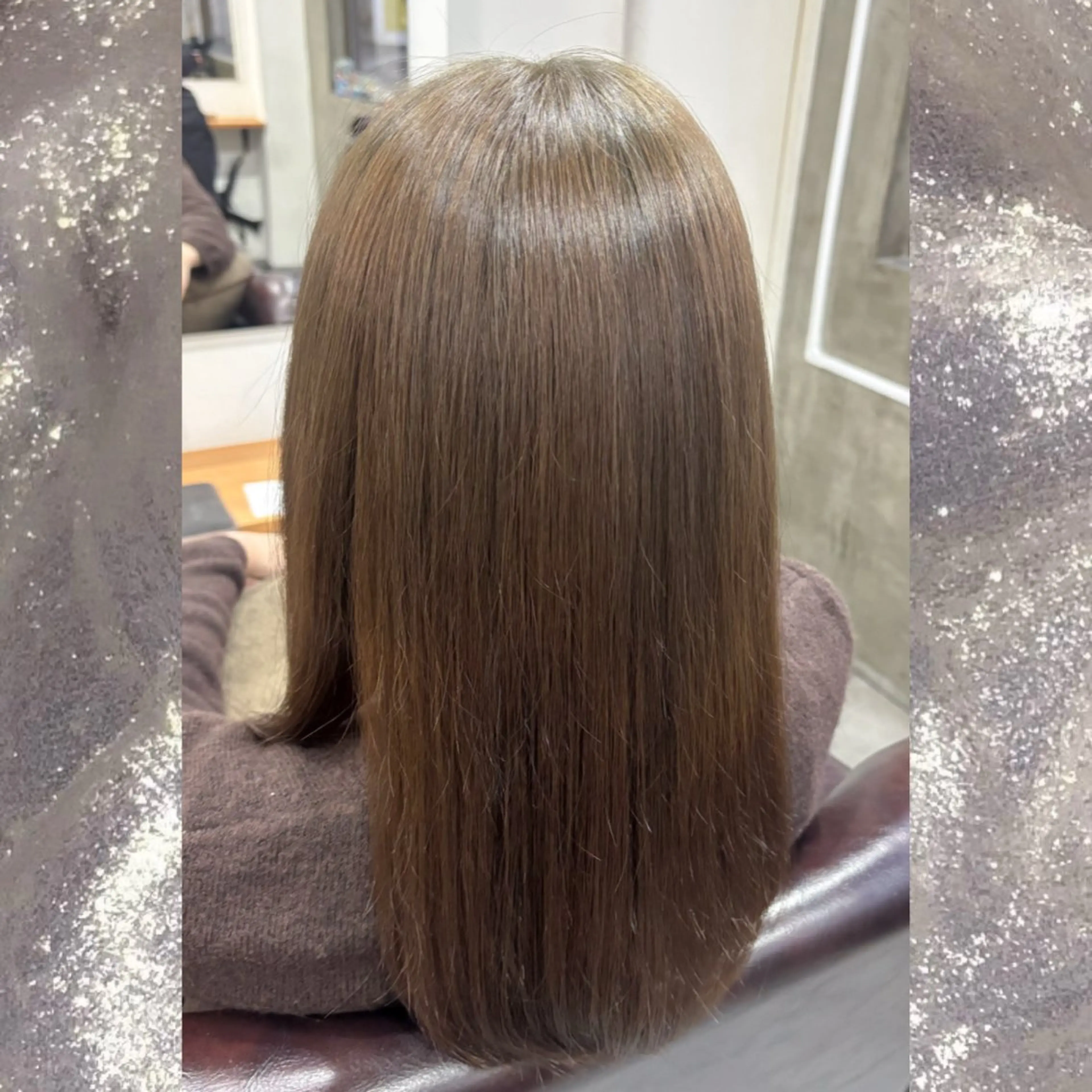 ミディアム カット ヘアカラー 河原 彩心【練習モデル】のヘアスタイル