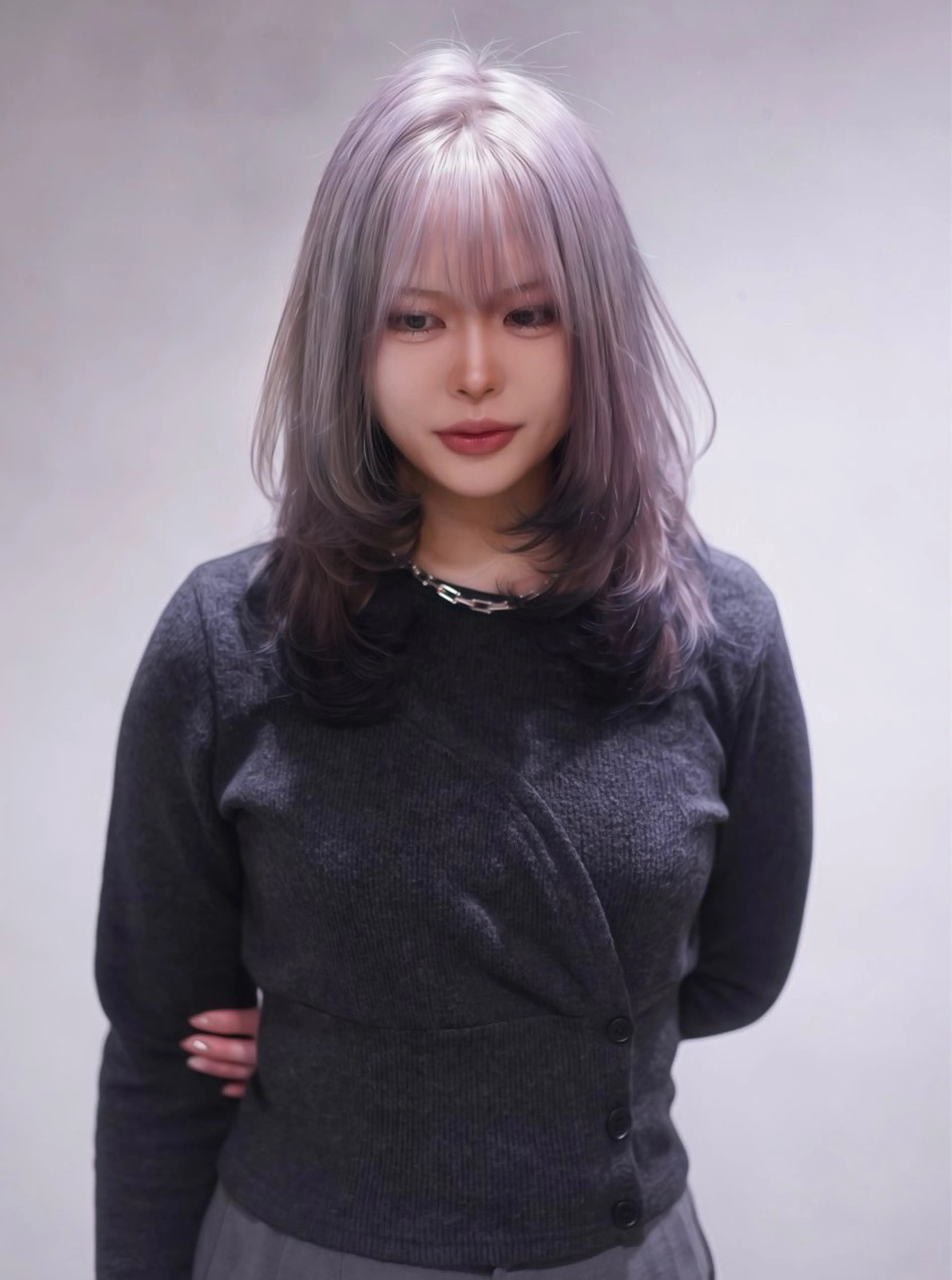 カラー カット ヘアカラー 河原 楓樹のヘアスタイル