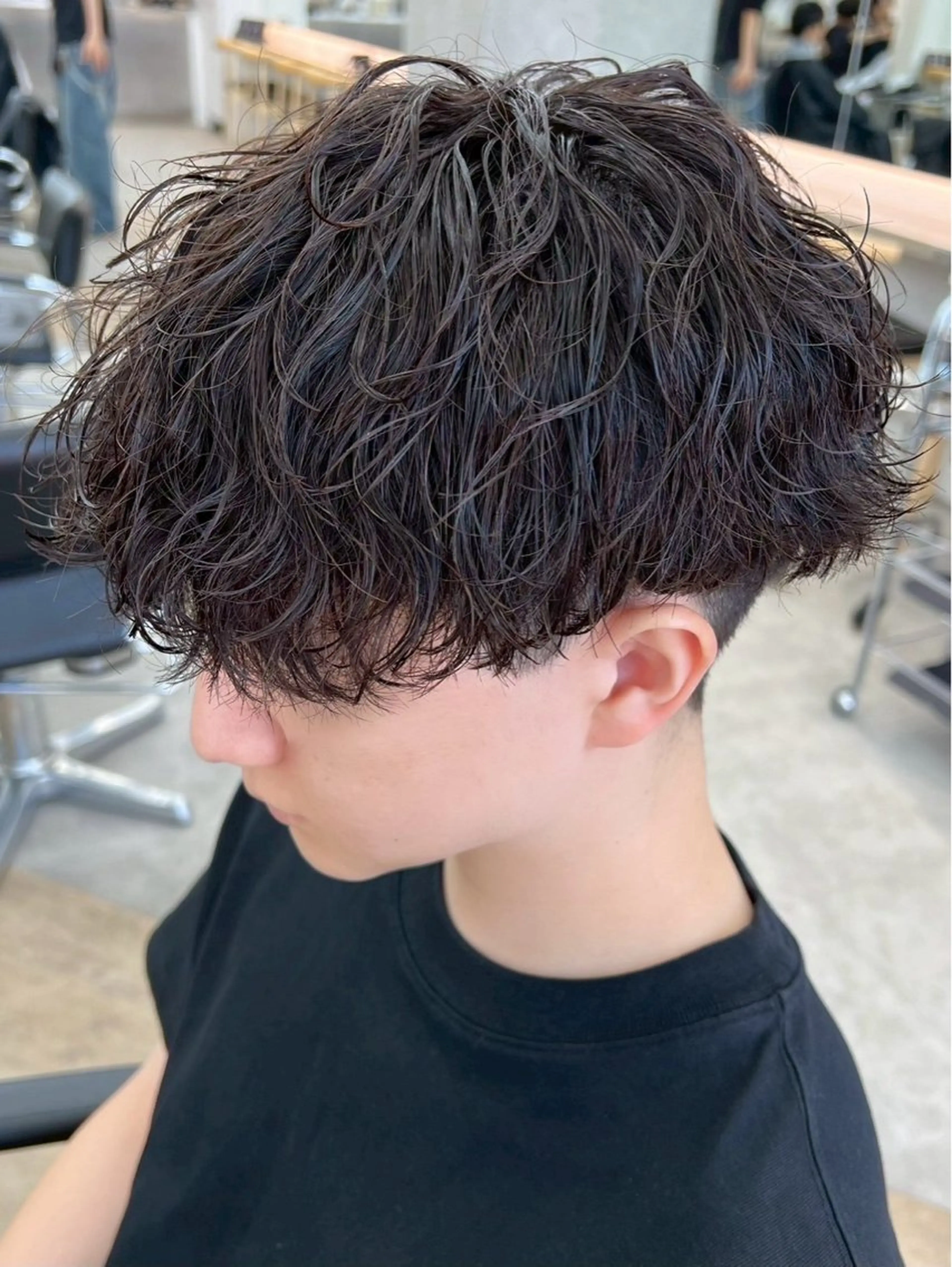 パーマ メンズ メンズパーマ カット パーマ 中川 稜のヘアスタイル