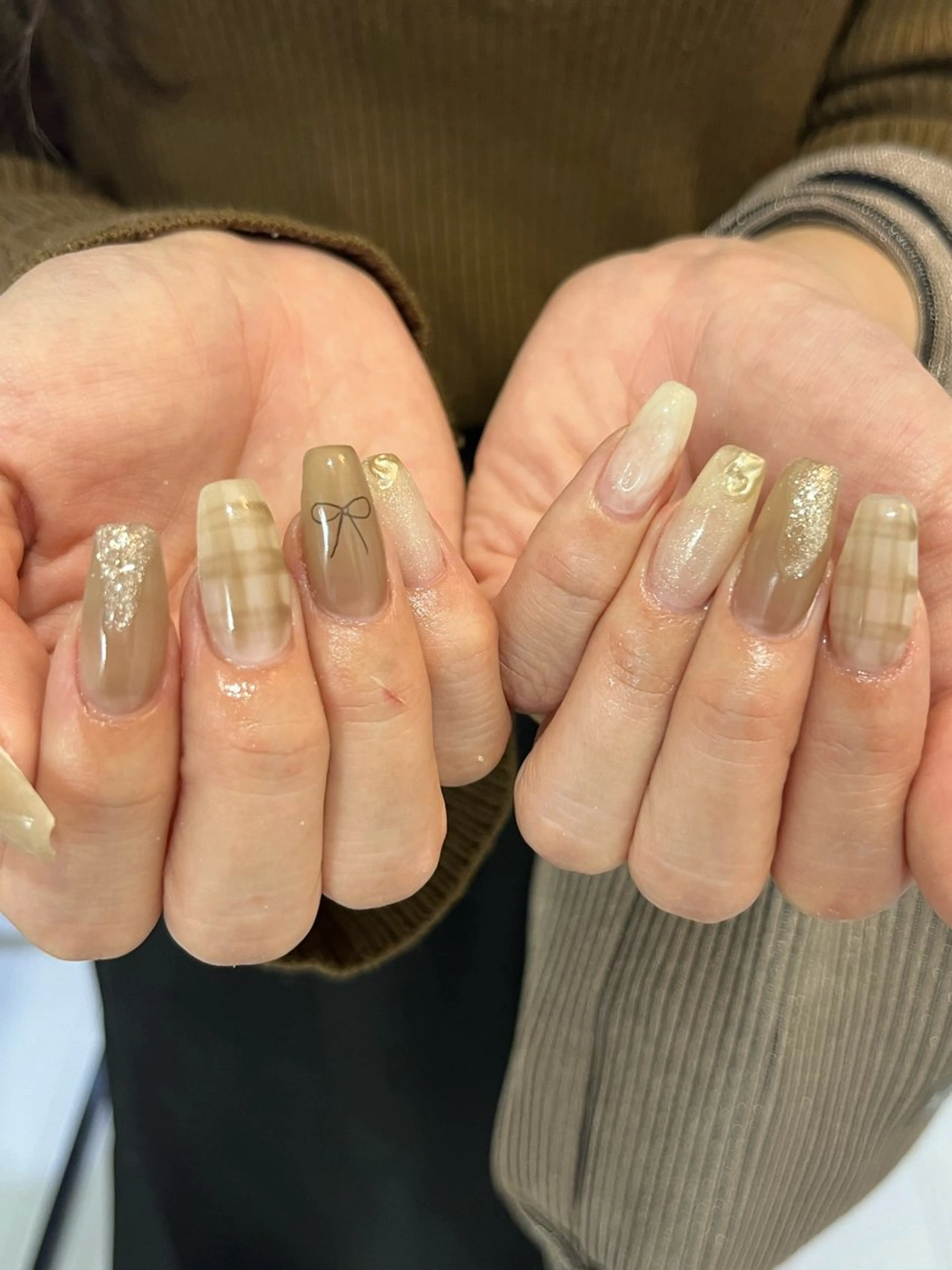 ネイル Ray. ちゅるん系ニュアンスのエステ・リラクイメージ