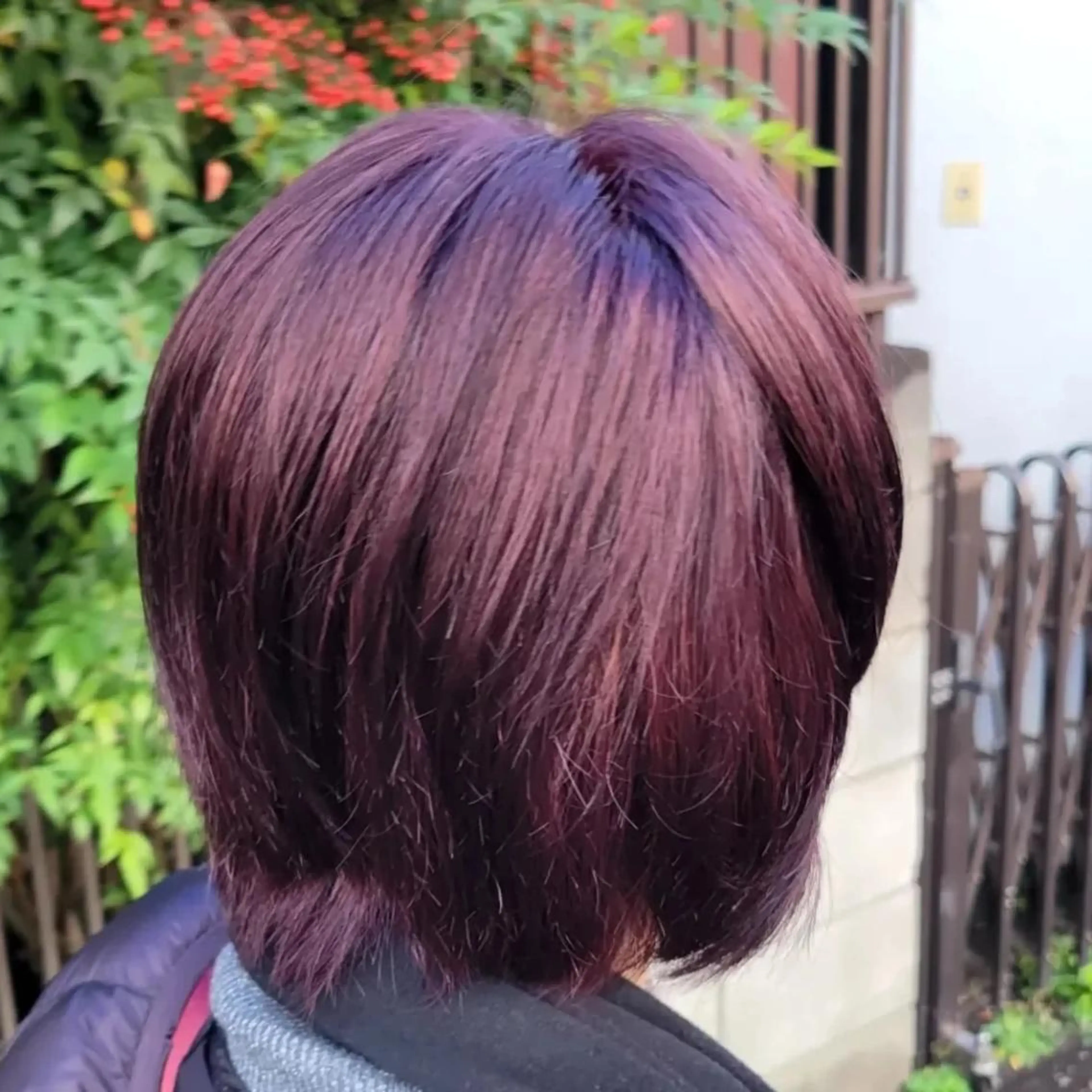 ショート ヘアカラー トリートメント 山口 そらのヘアスタイル