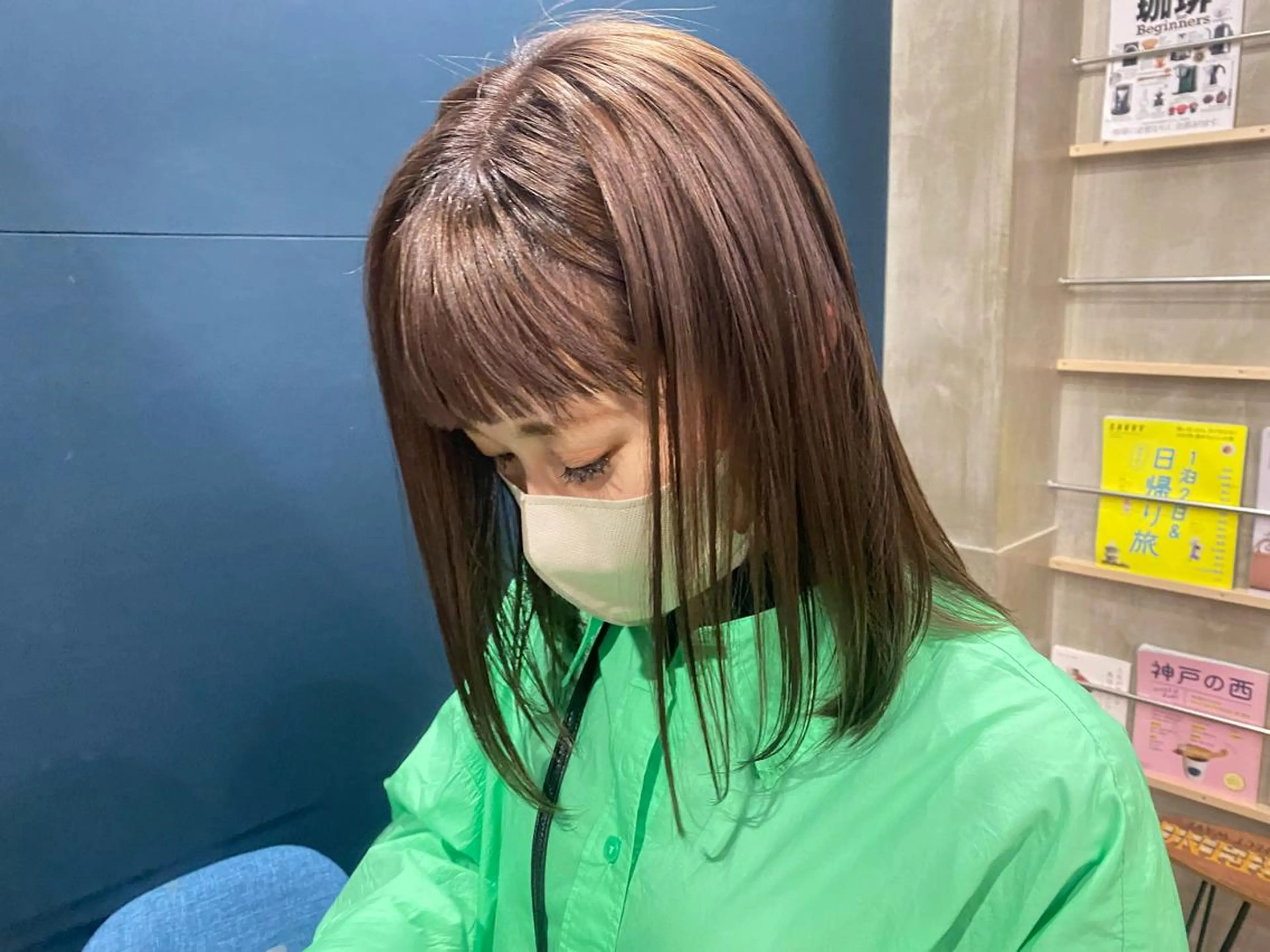 ミディアム カラー ブリーチ ケアブリーチ 透明感カラー ダブルカラー 柔らかカラー🥛 mayucoのヘアスタイル