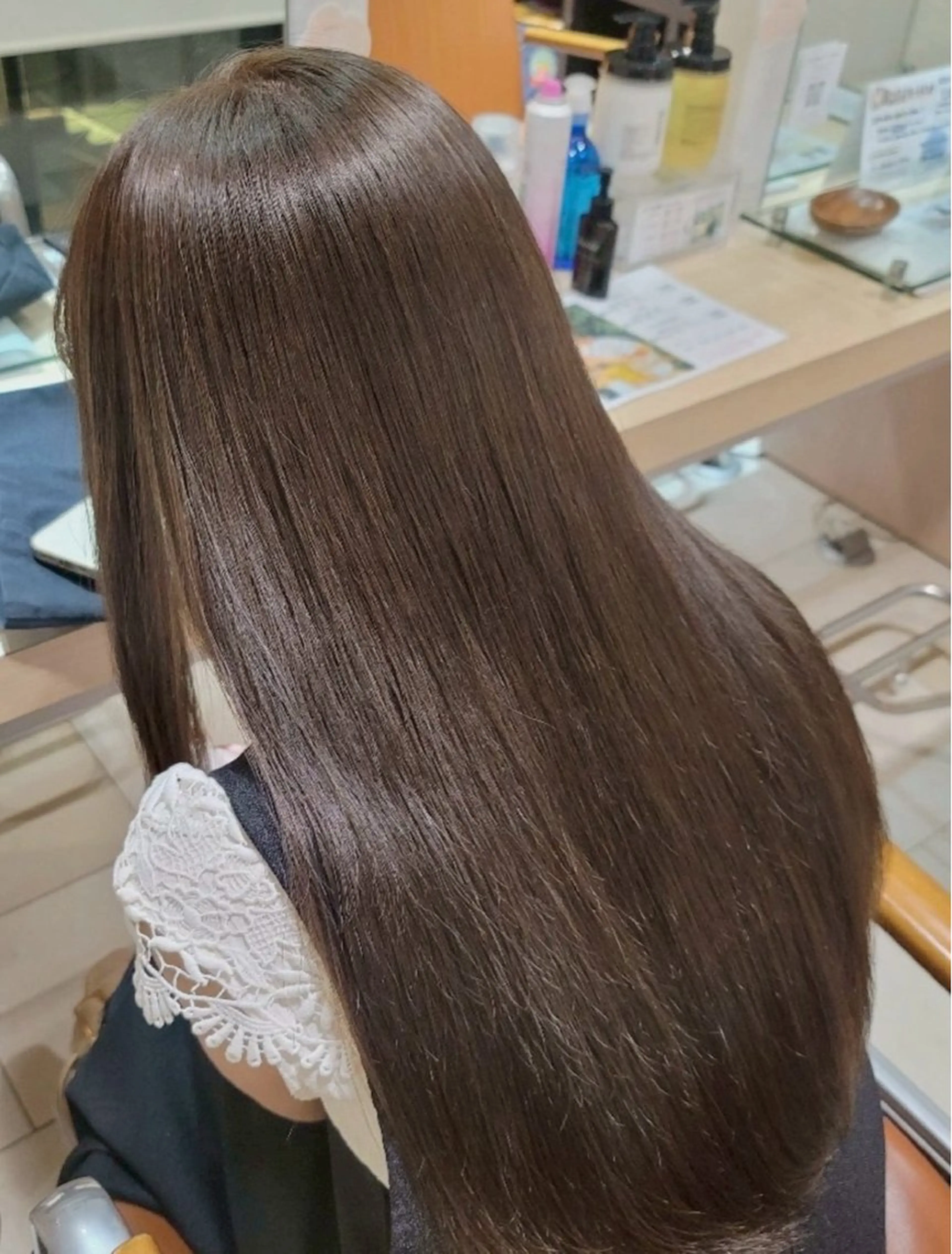 ロング カラー トリートメント 自由が丘/まい/カラ ーモデル🎀/艶髪✨のヘアスタイル