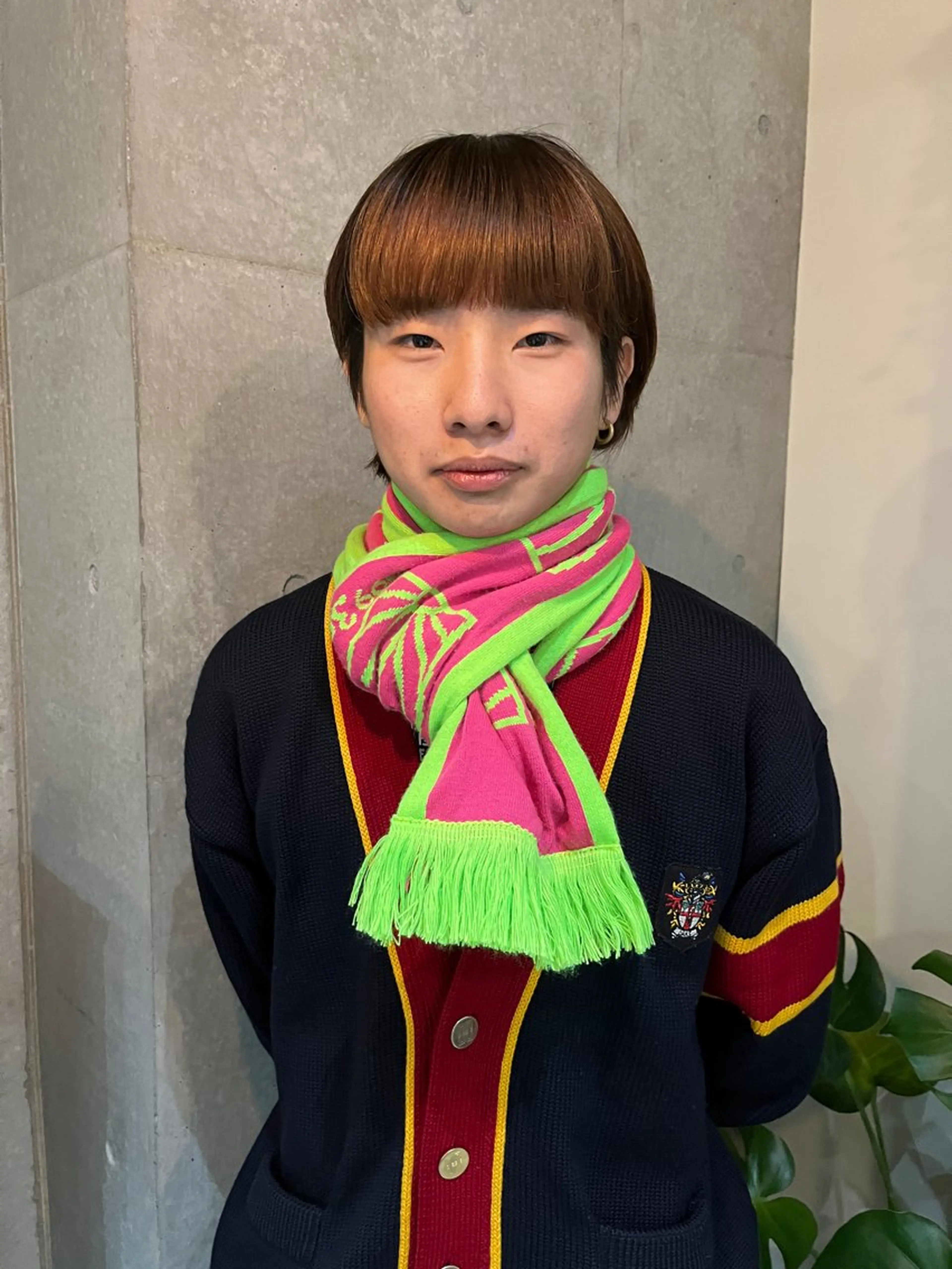 ショート レイヤーカット\ウル フ　chinatsuのヘアスタイル