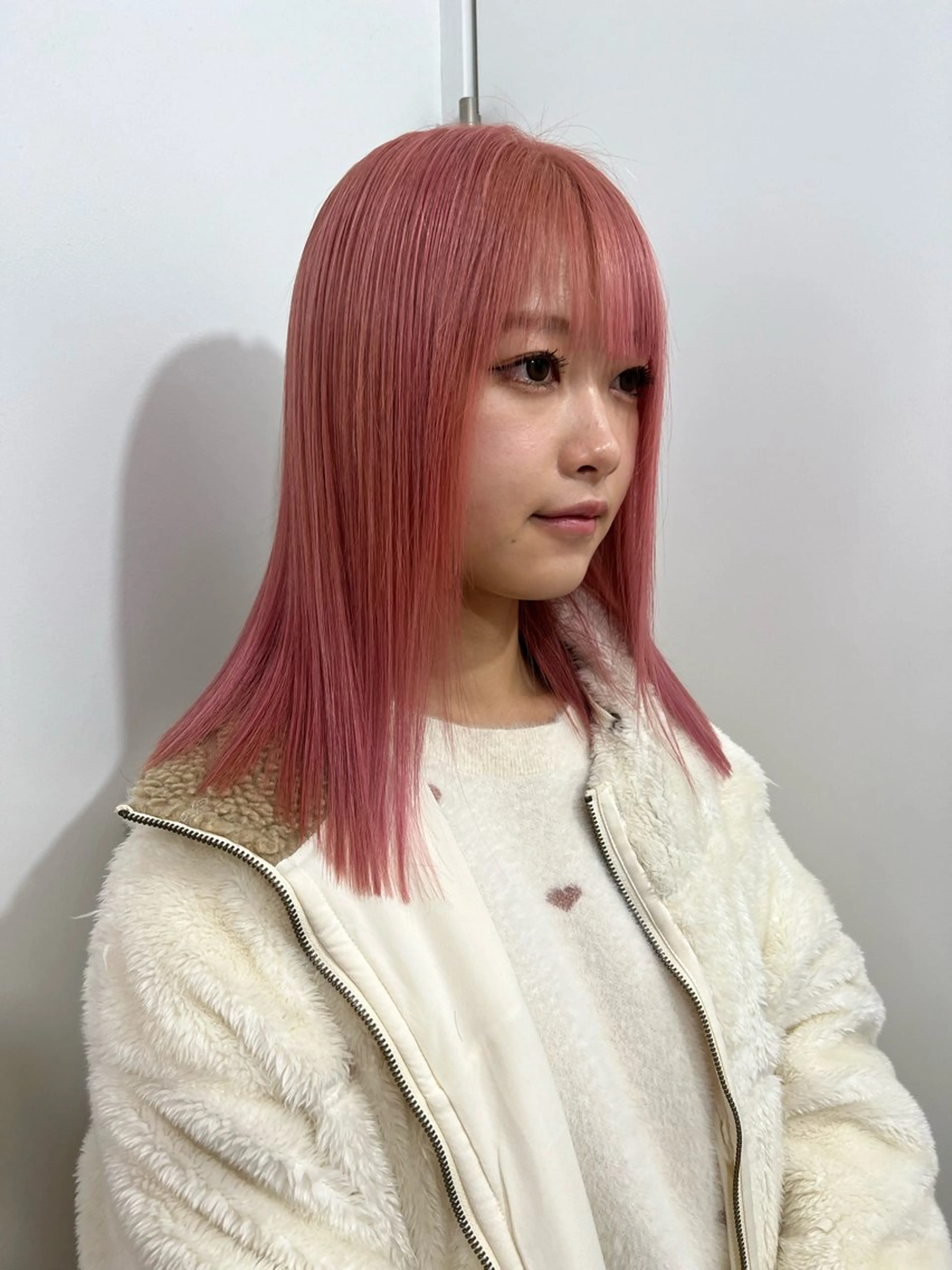 セミロング カット ヘアカラー 💥ウルフカット デザインあんな💥のヘアスタイル