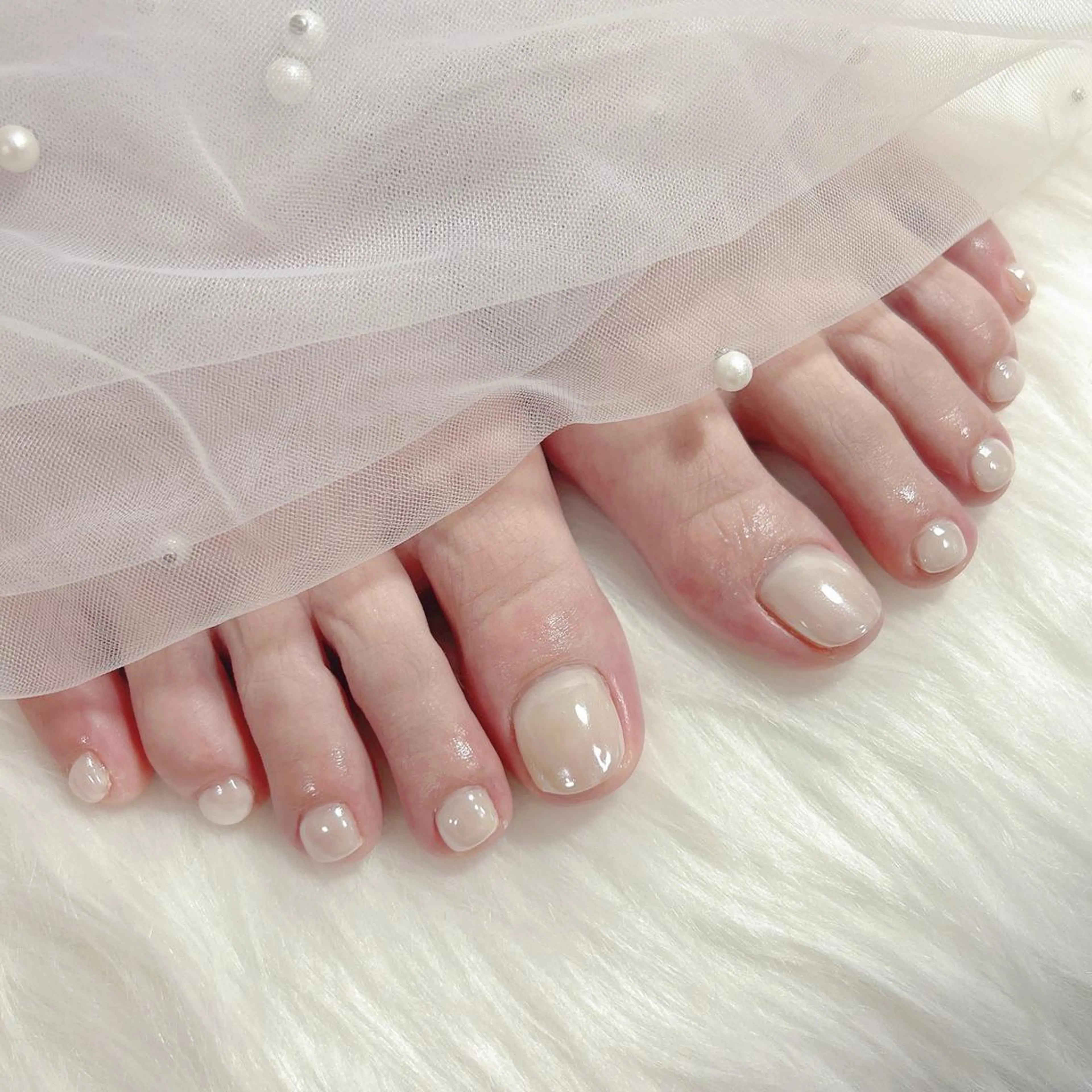 フット🎀ワンカラー　オフありの写真