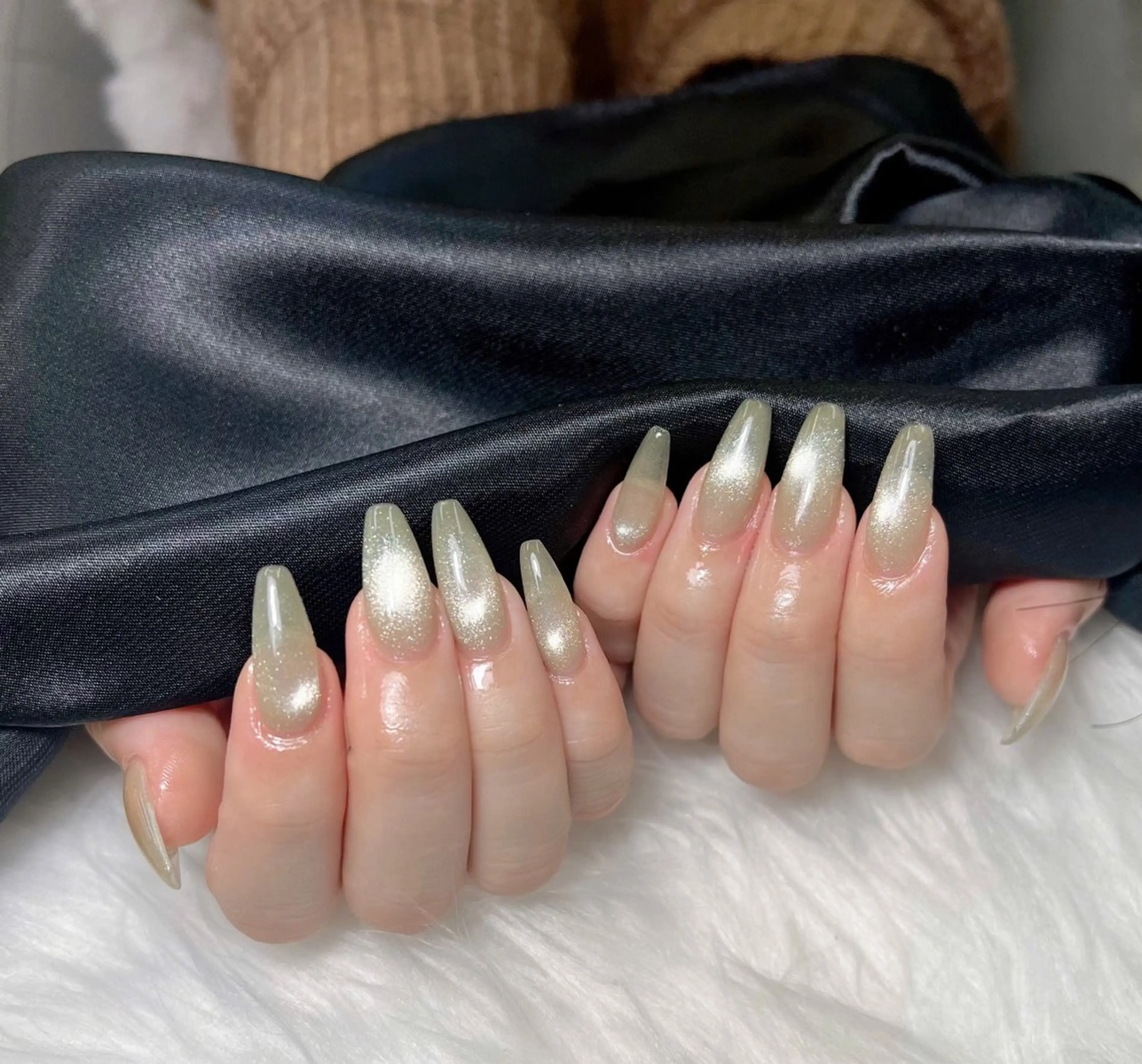 ネイル ジェルネイル ガーリー 韓国ネイル ニュアンスネイル シンプルネイル ハンドネイル King Nail_Salonのネイルデザイン