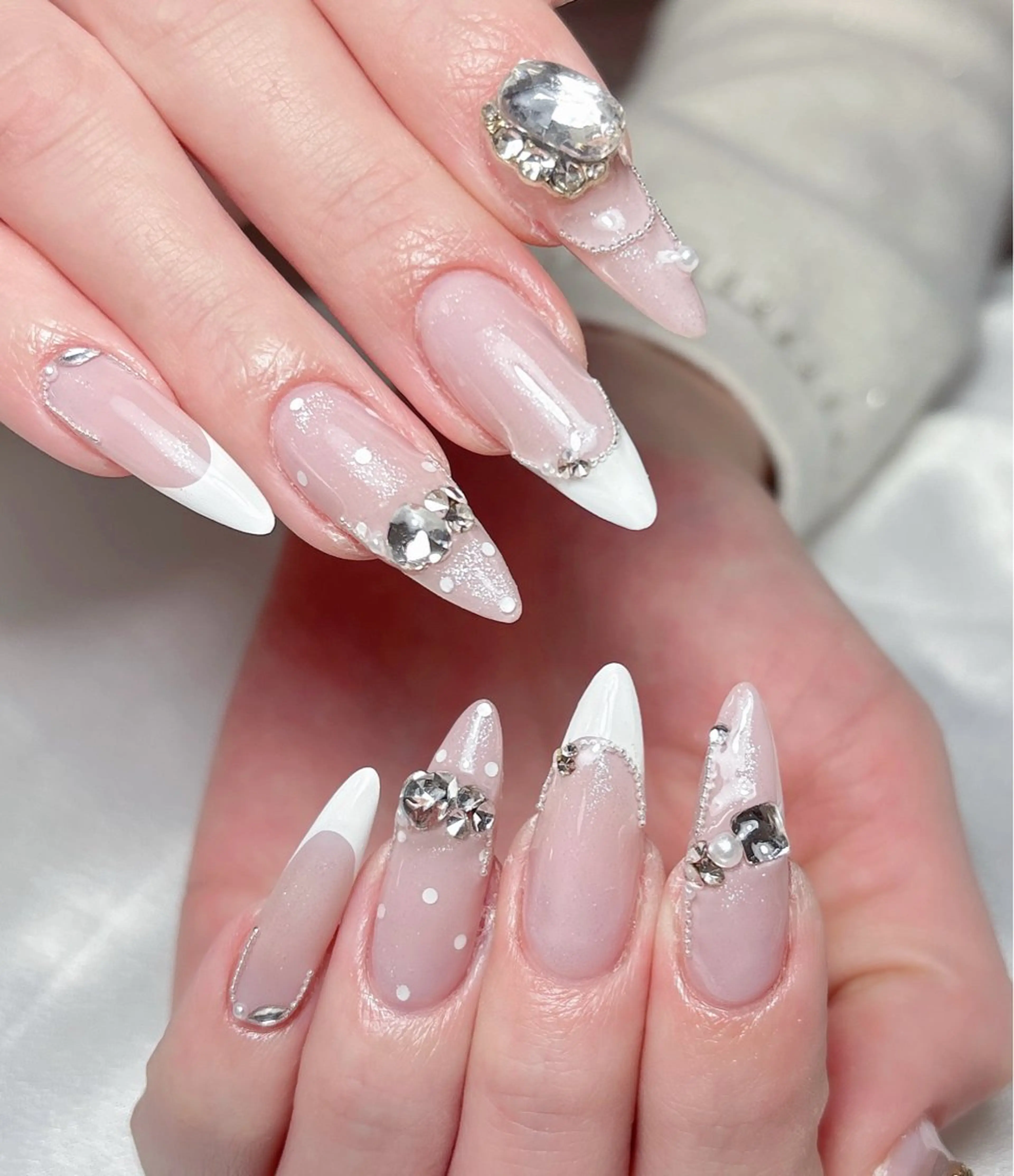 ネイル ハンドネイル Aura  Nail 長さだし/パラジェルのネイルデザイン