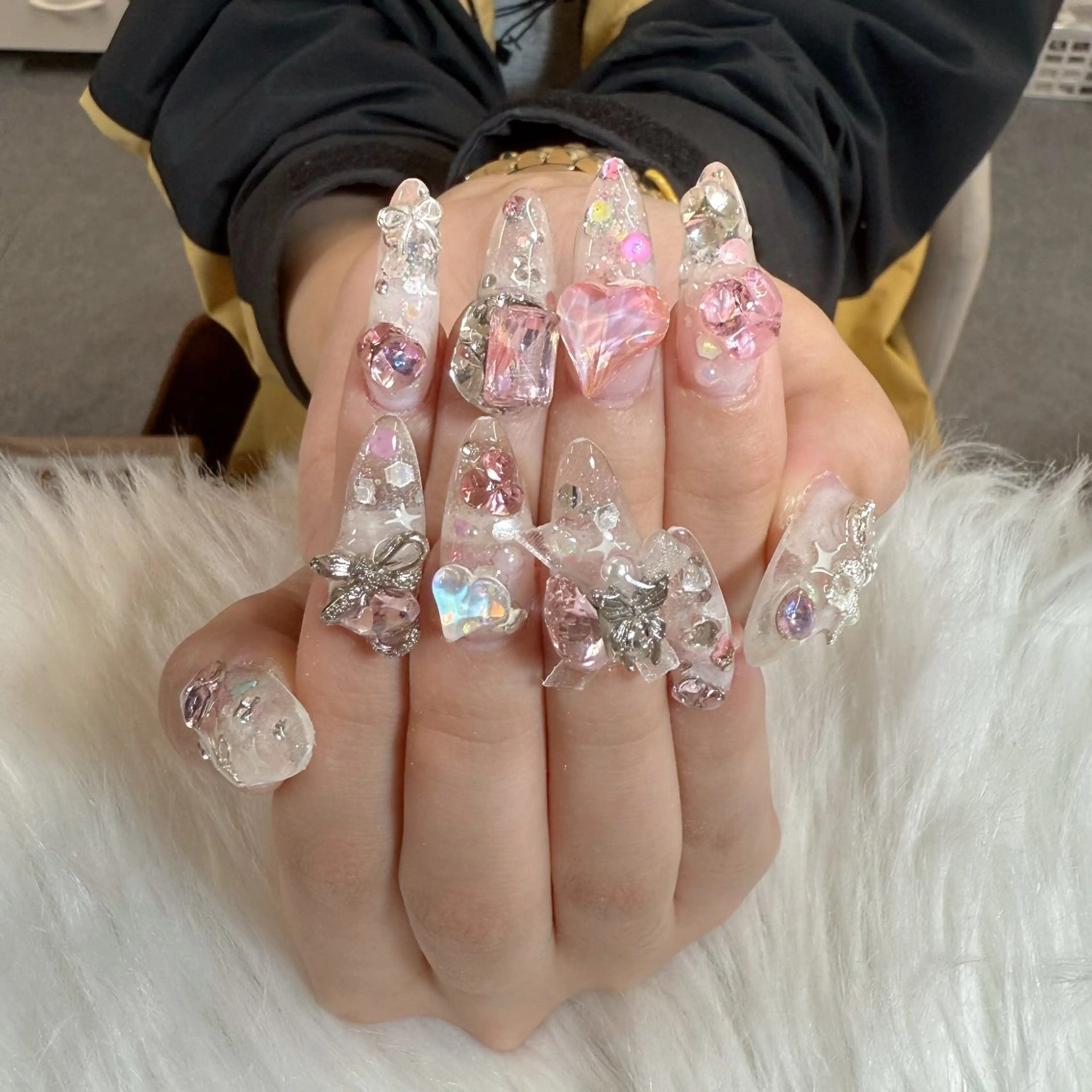 ネイル ハンドネイル 🎀nana🫧 ワンホンネイル🎀のネイルデザイン