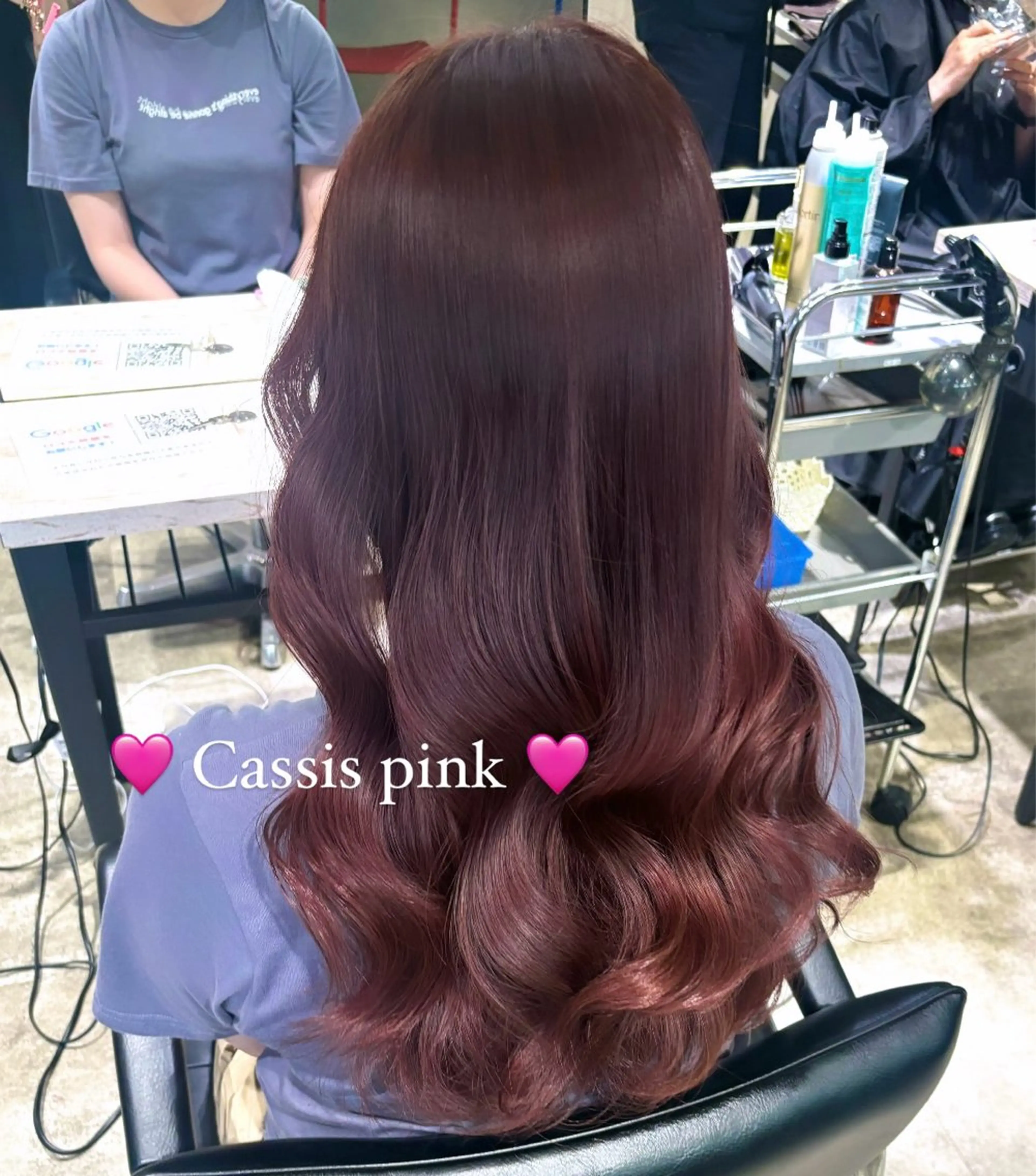 ロング カラー 韓国風レイヤーカット 🍒サンジキ アカリのヘアスタイル