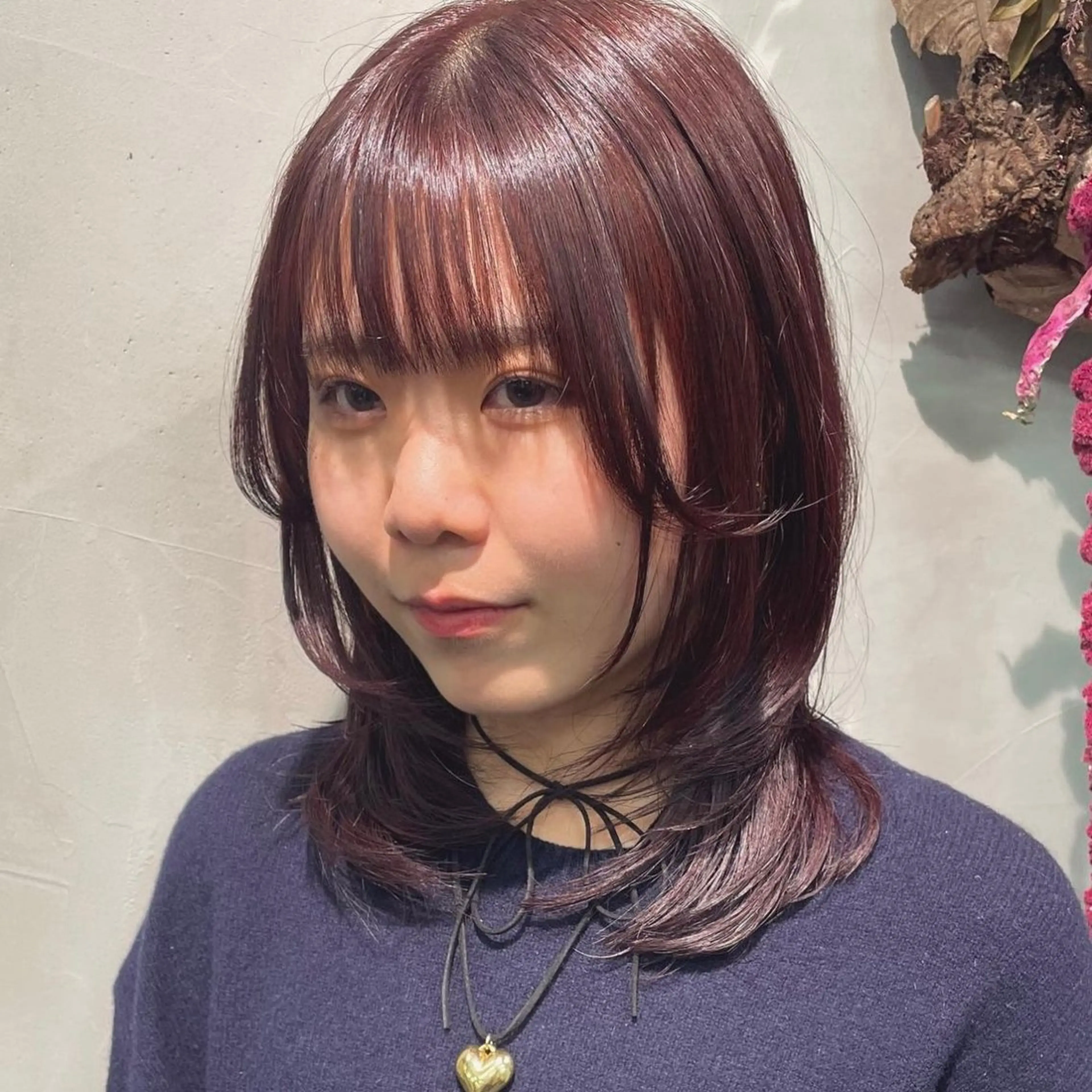 ミディアム カラー ヘアカラー RorriM natsuのヘアスタイル