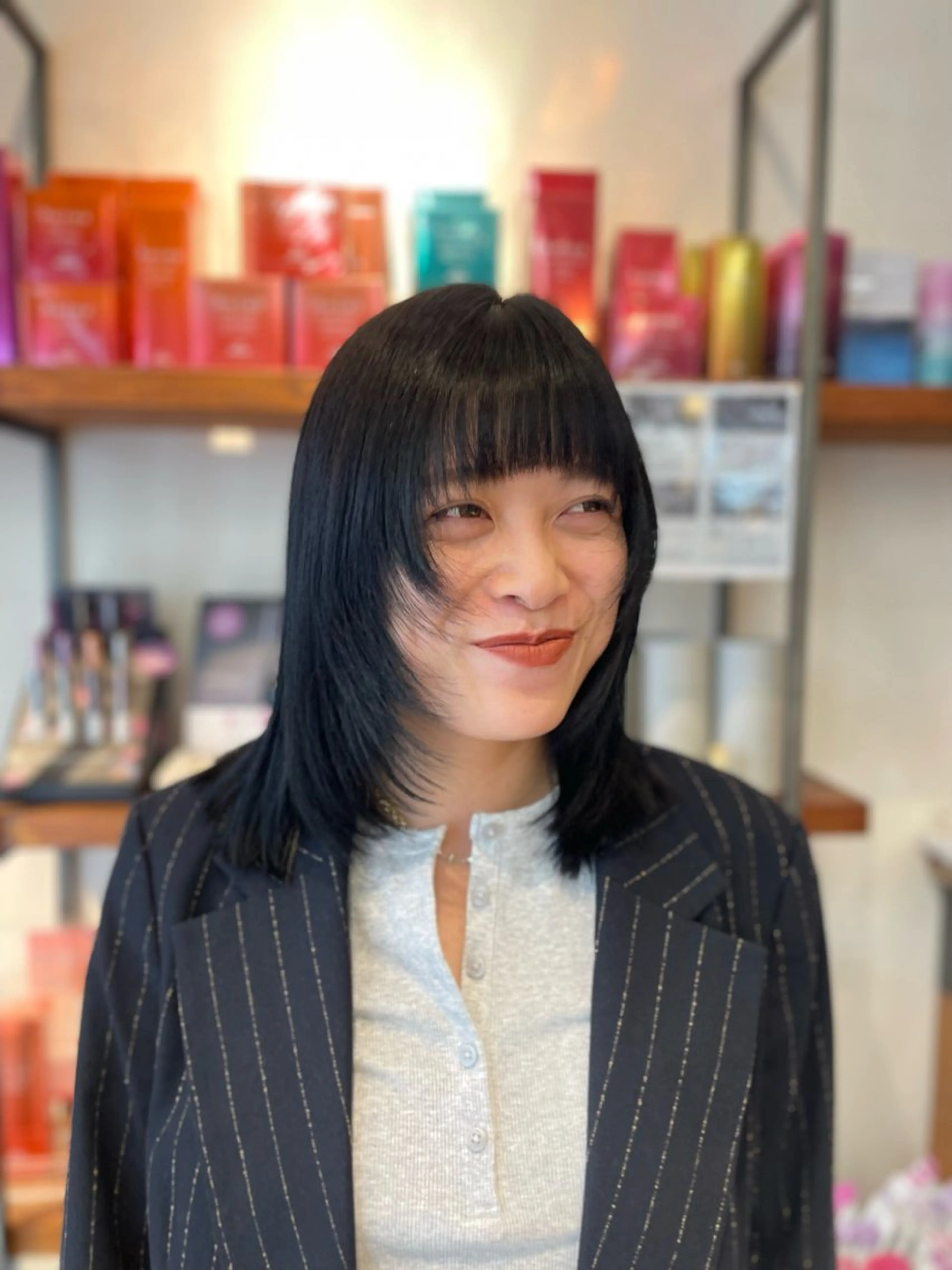 ミディアム カラー カット ヘアカラー トリートメント このみ/髪質改善 /ヘアアレンジ🫧のヘアスタイル