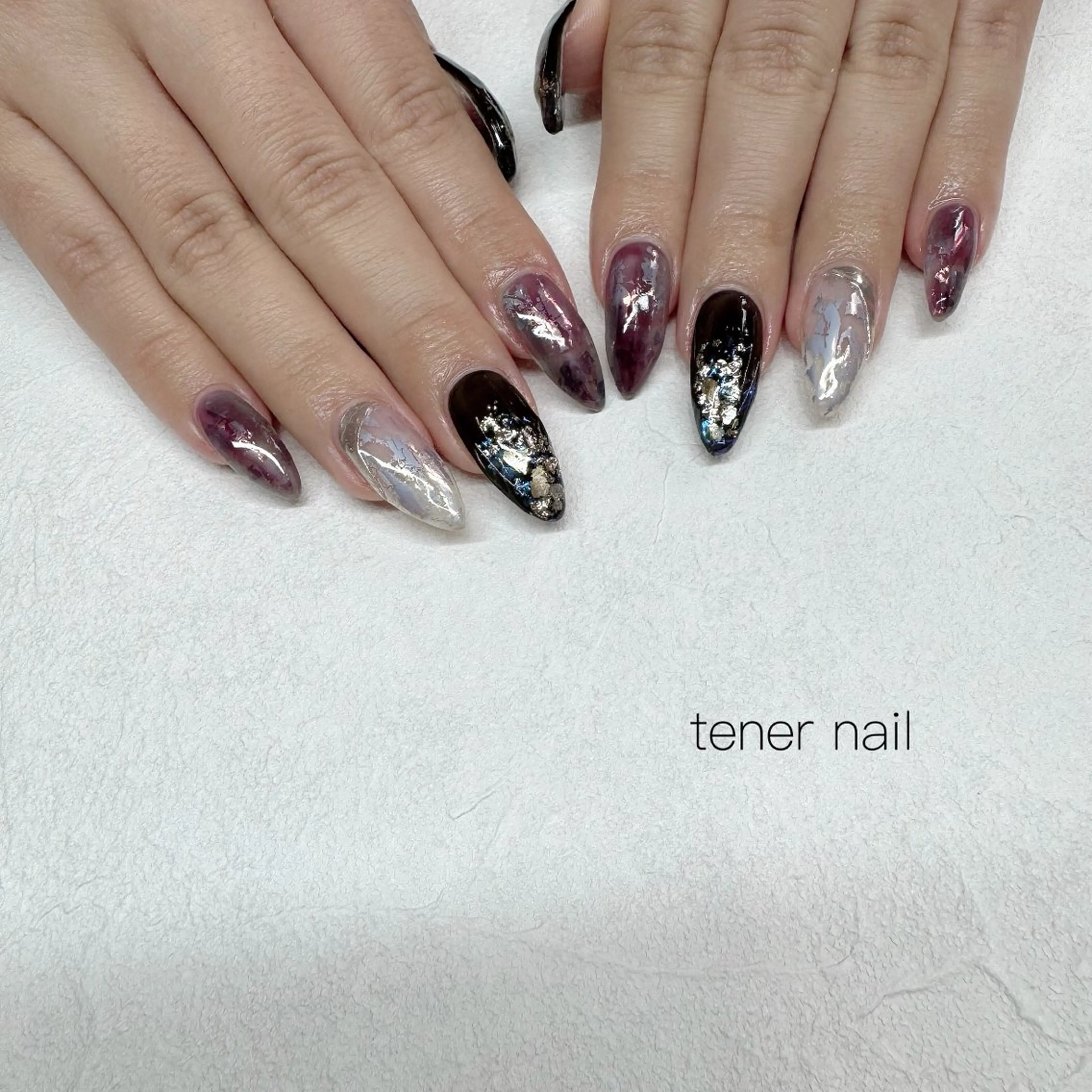 ネイル ニュアンスネイル ハンドネイル テネルネイル tener nailのネイルデザイン