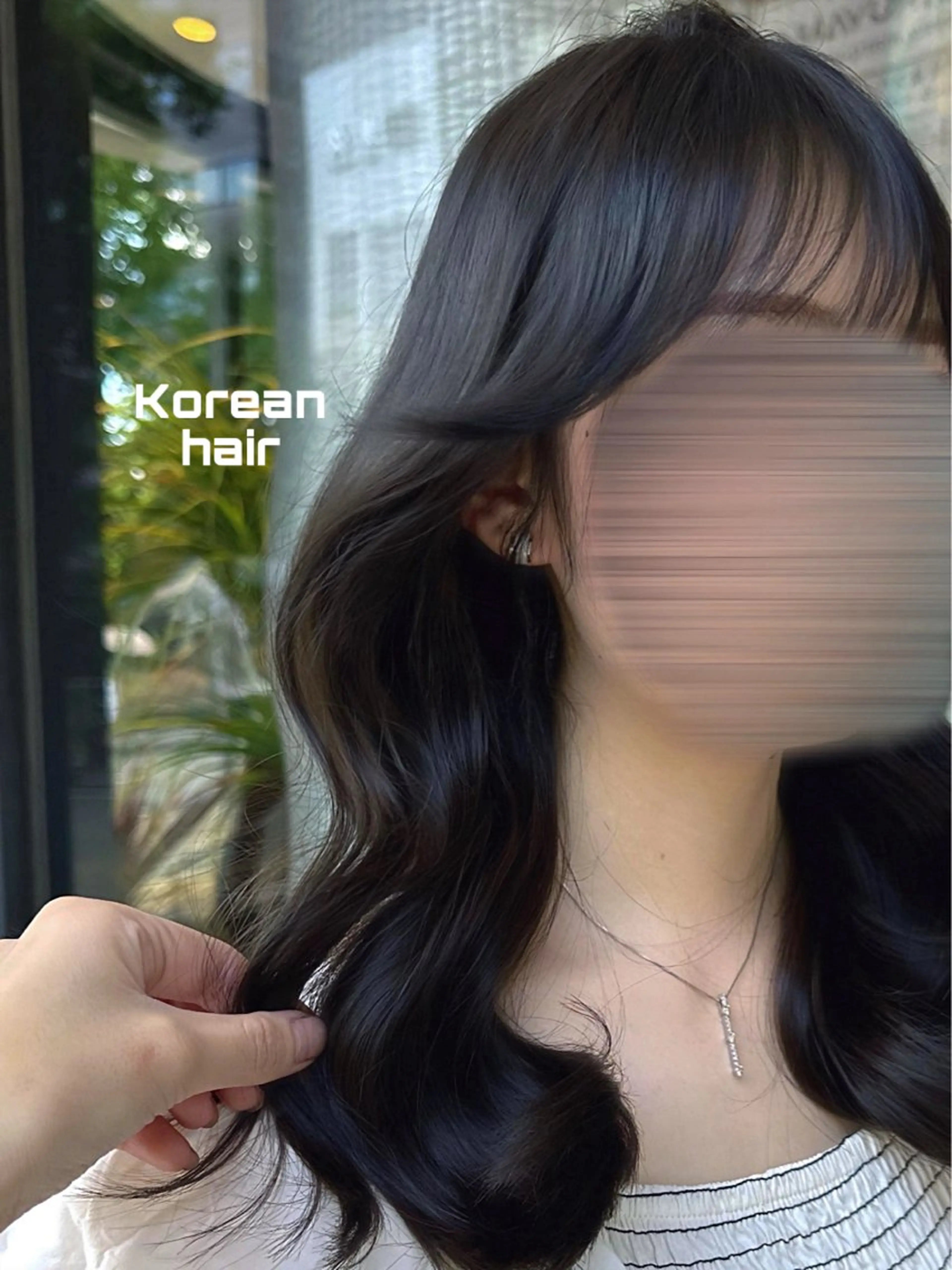 セミロング カラー Pocket仙台 💚モエリのヘアスタイル