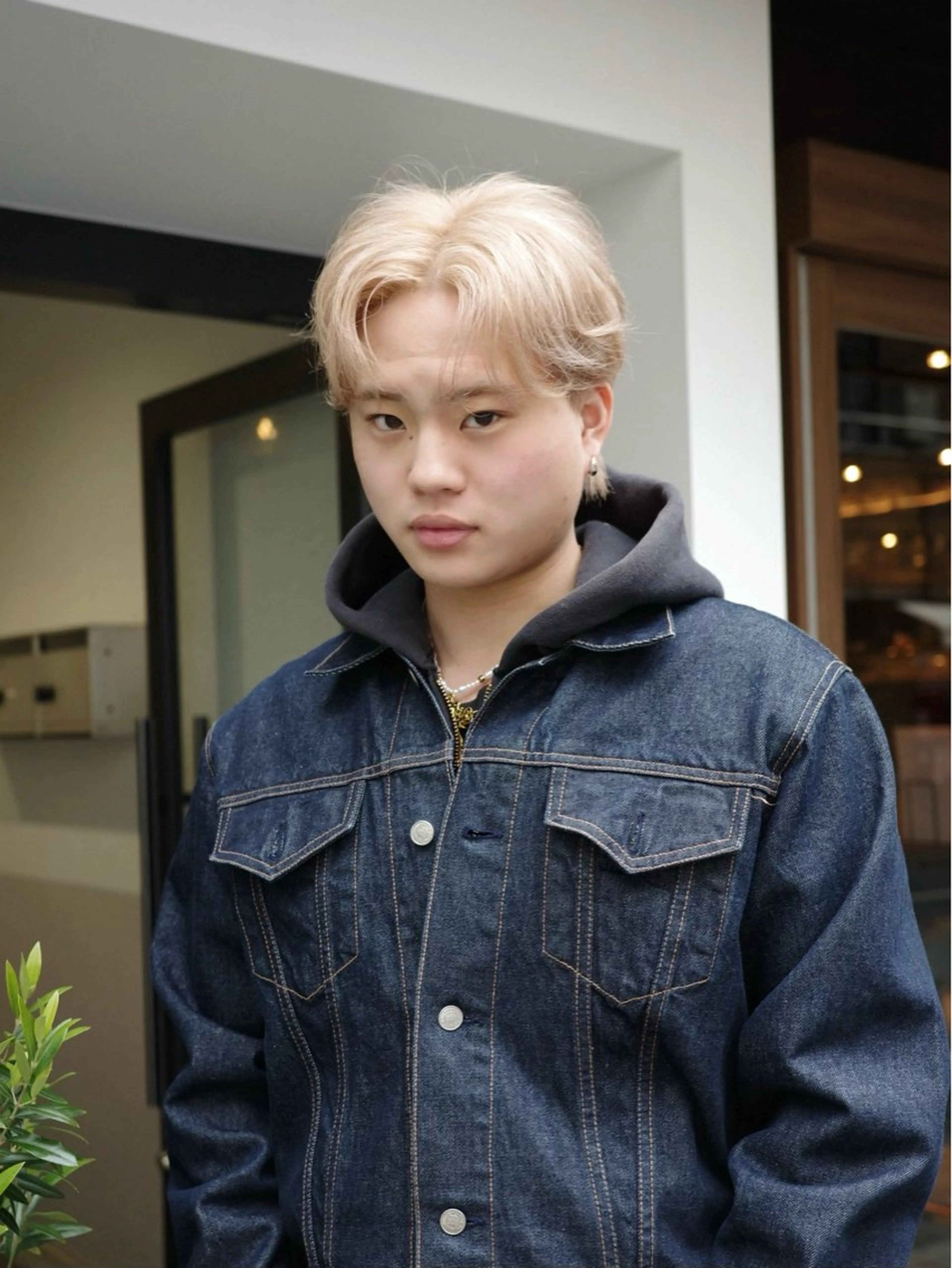 カラー メンズ メンズ韓国風 ベージュカラー ホワイトベージュ ヘアカラー お洒落カジュアル🍃 まなとのヘアスタイル